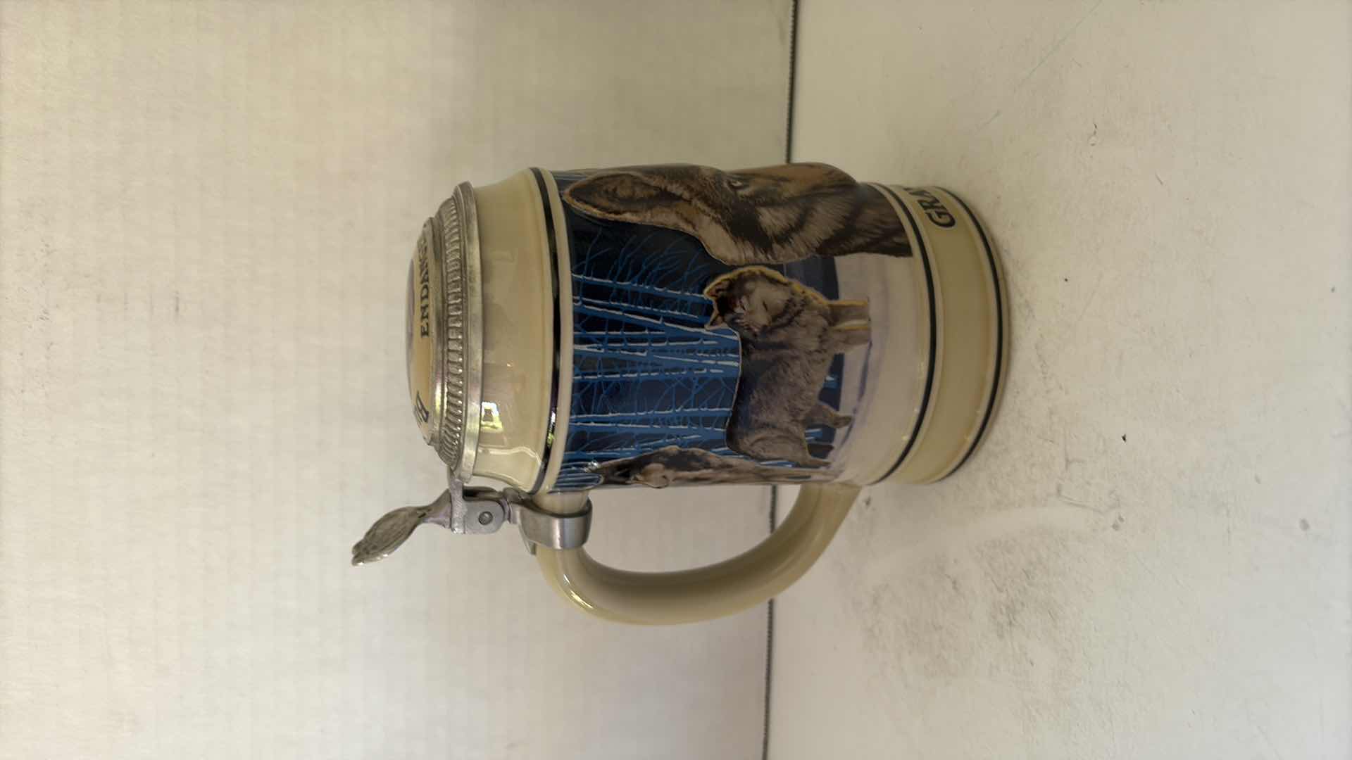 Photo 1 of BUDWEISER ENDANGERED SPECIES SERIES “ GRAY WOLF” STEIN