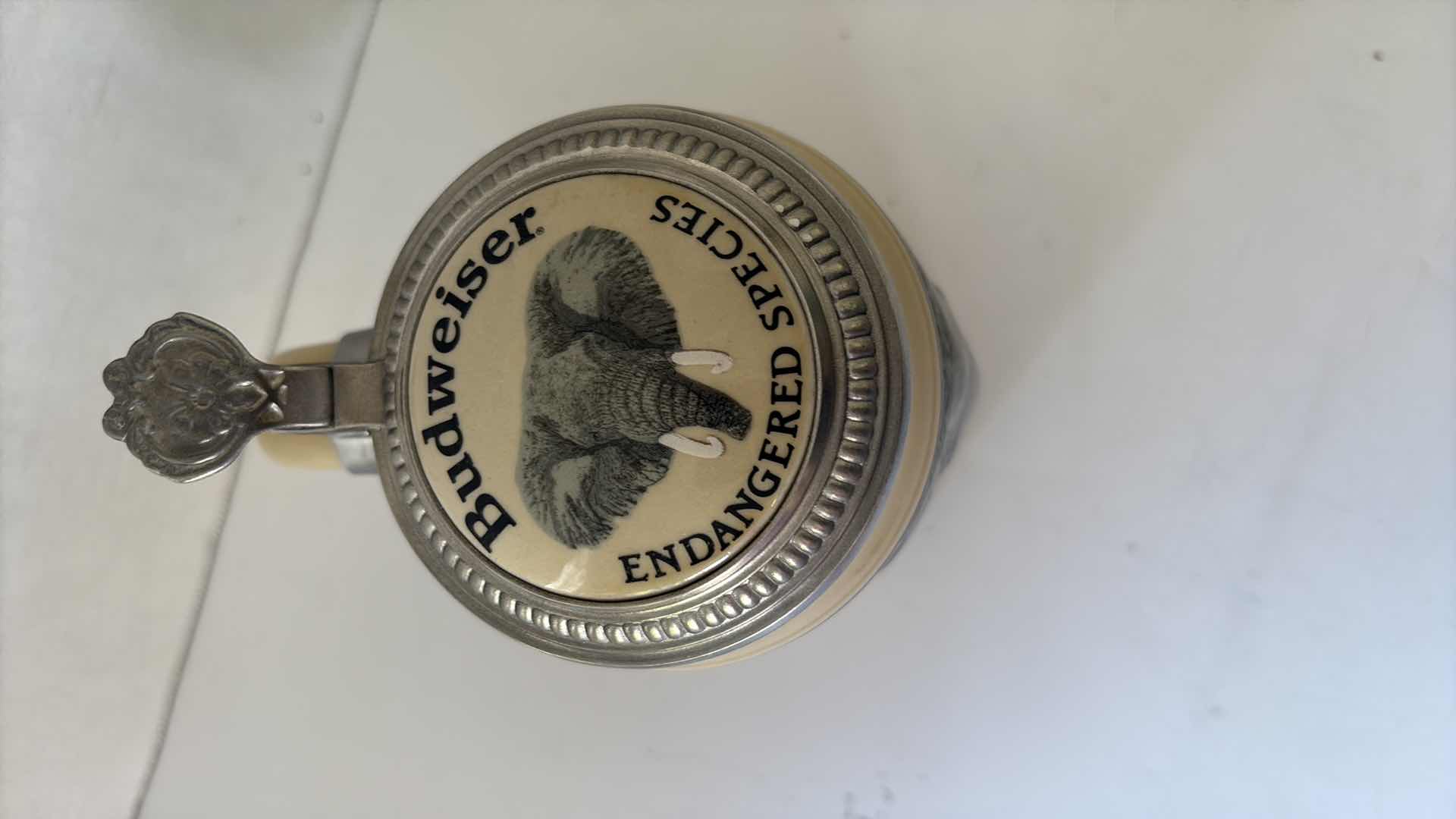 Photo 1 of BUDWEISER ENDANGERED SPECIES SERIES “ AFRICAN ELEPHANT” STEIN