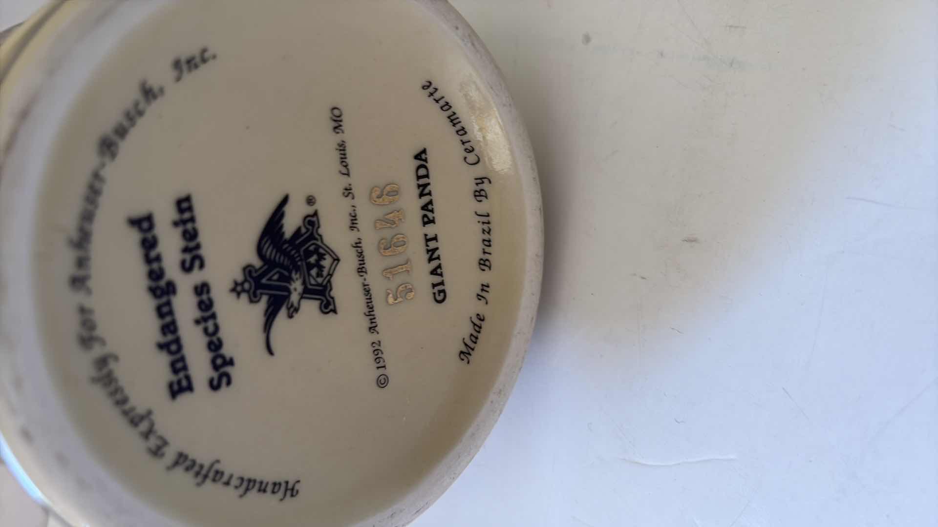 Photo 1 of BUDWEISER ENDANGERED SPECIES SERIES “ GIANT PANDA” STEIN