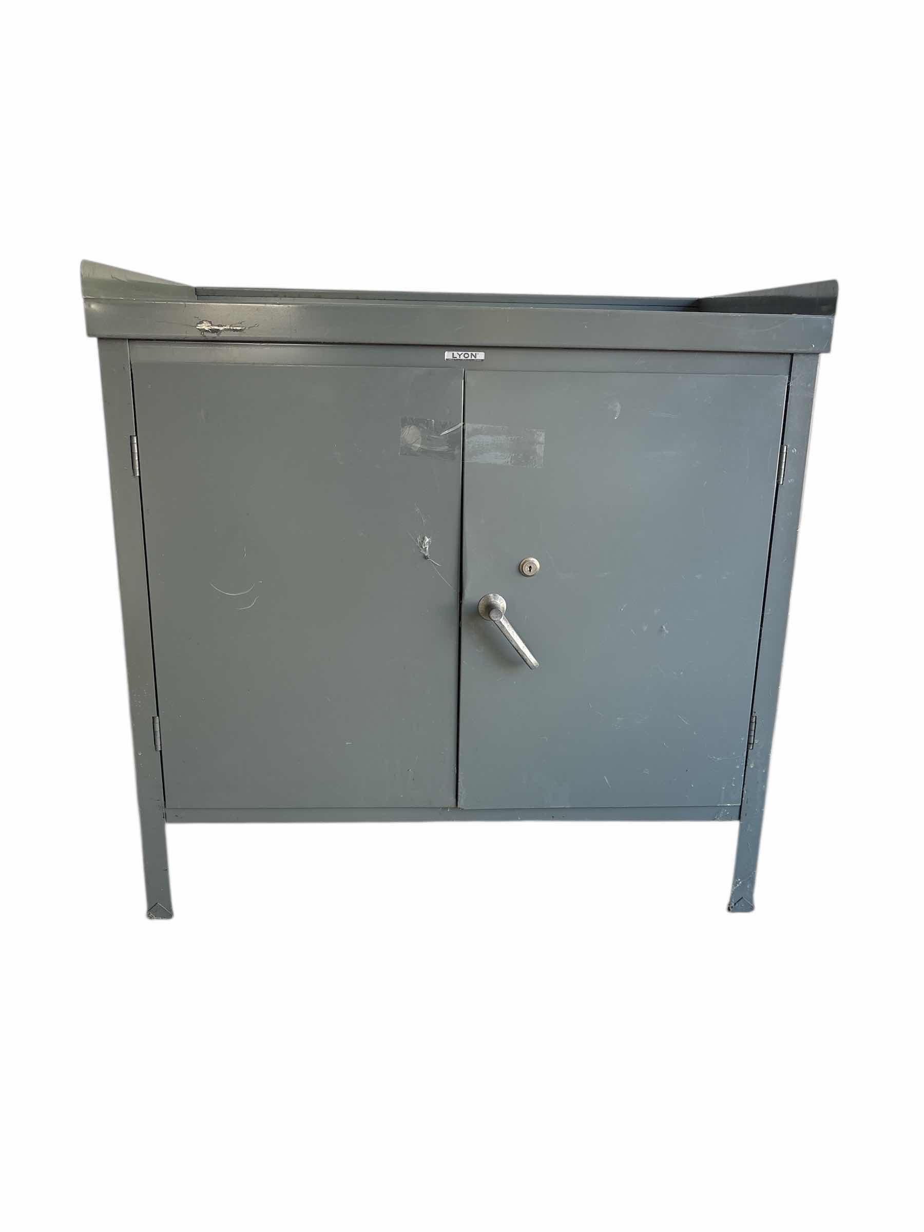 Photo 1 of LYON METAL WORKBENCH CABINET 36”X24”X36”H