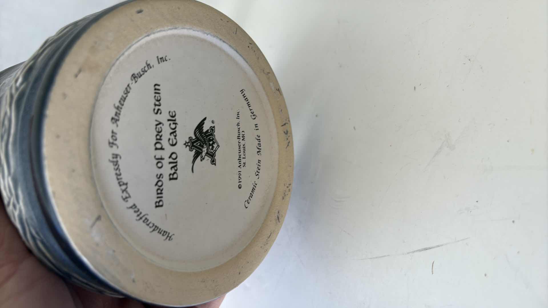 Photo 1 of ANHEUSER BUSCH BIRDS OF PREY “ AMERICAN EAGLE” STEIN