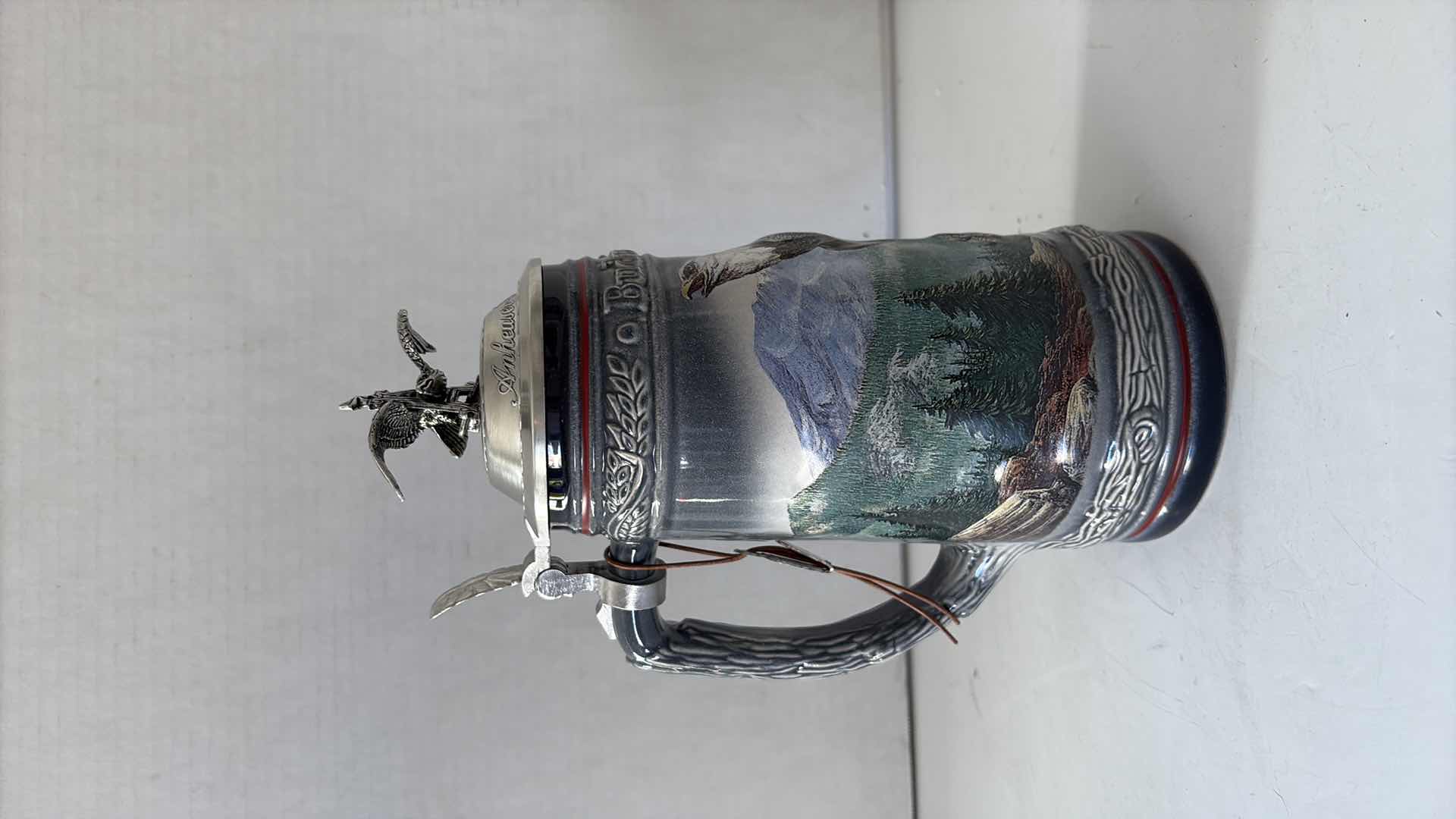 Photo 1 of ANHEUSER BUSCH BIRDS OF PREY “ AMERICAN EAGLE” STEIN