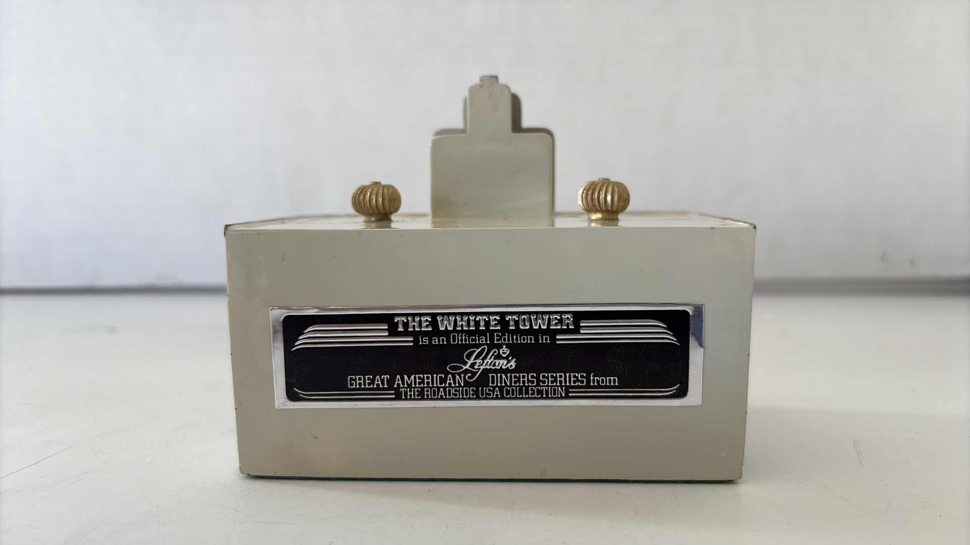 Photo 1 of GREAT AMERICAN DINERS FIGURE “THE WHITE TOWER” 5”H