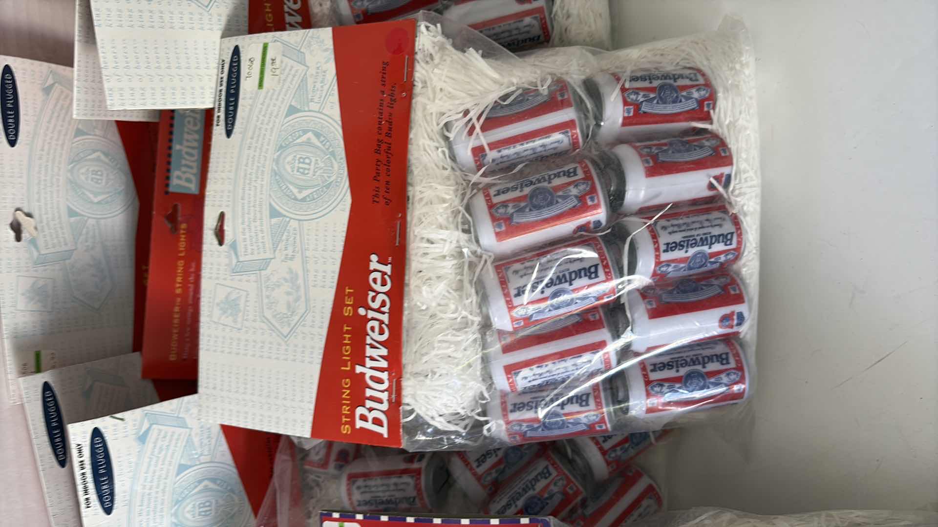 Photo 1 of BUDWEISER AND COCA COLA STRING LIGHT SETS 12