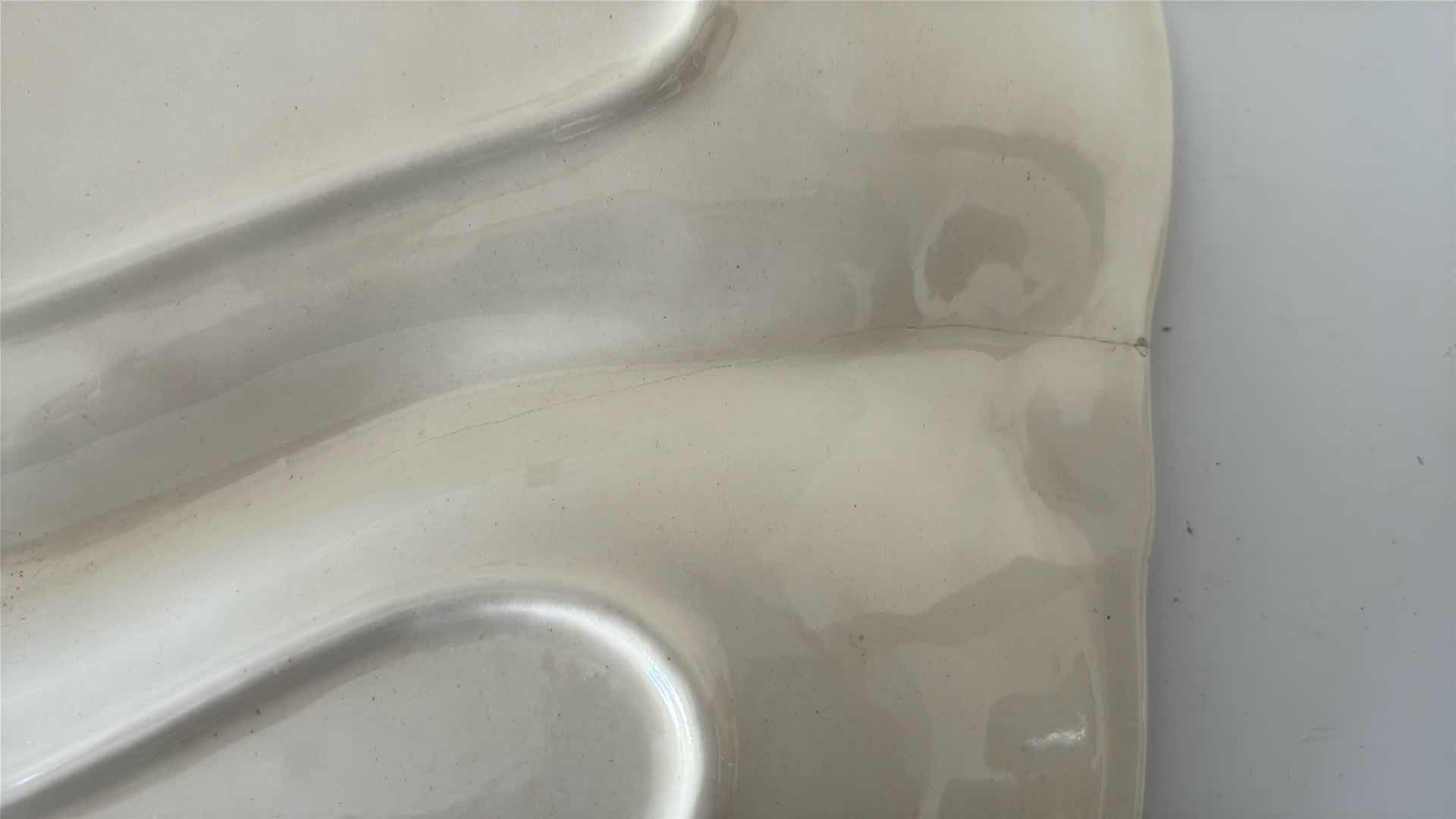 Photo 1 of VINTAGE 1959 LANE AND CO. LONGHORN CATTLE POTTERY PLATTER