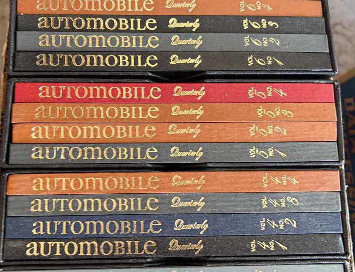 Photo 1 of AUTOMOBILE QUARTERLY BOOKS ASSORTED VOLUMES
