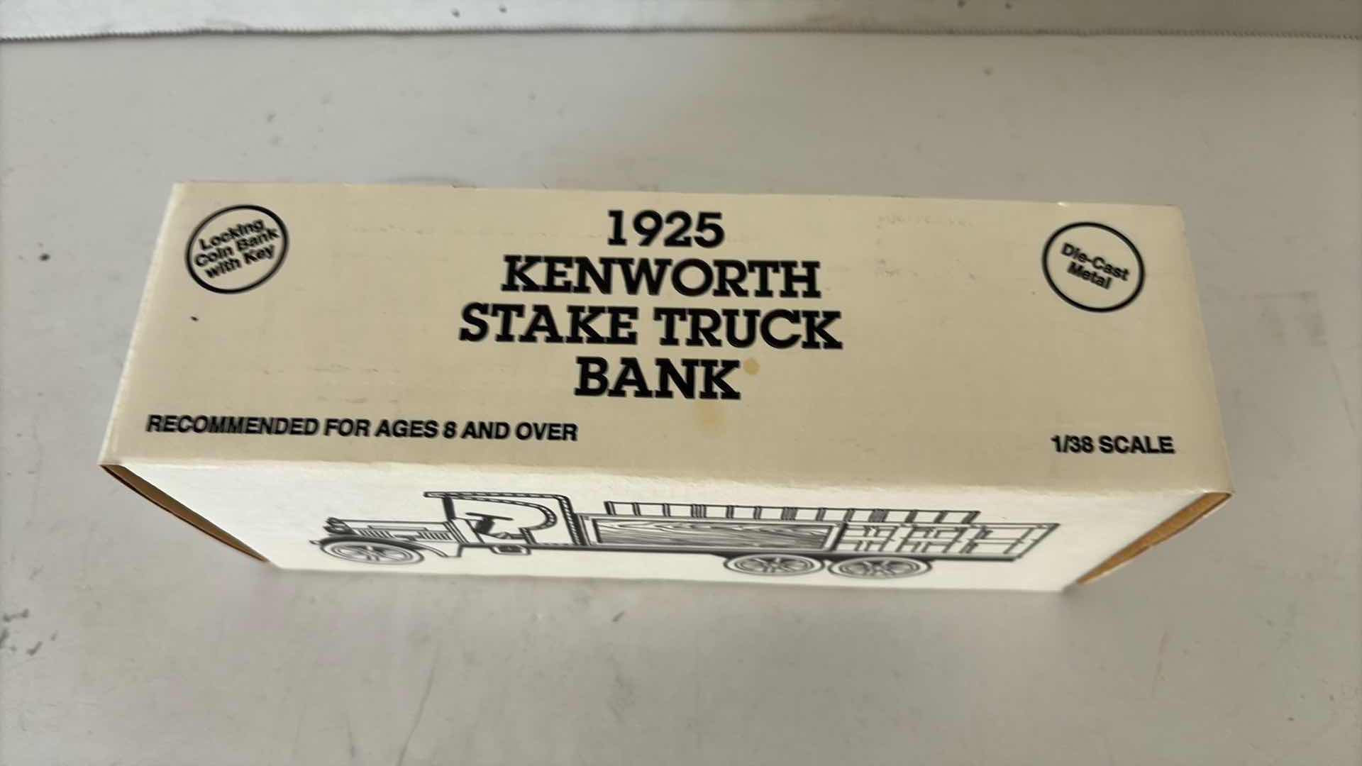 Photo 1 of ERTL “1925 KENWORTH STAKE TRUCK” DIE CAST METAL LOCKING BANK