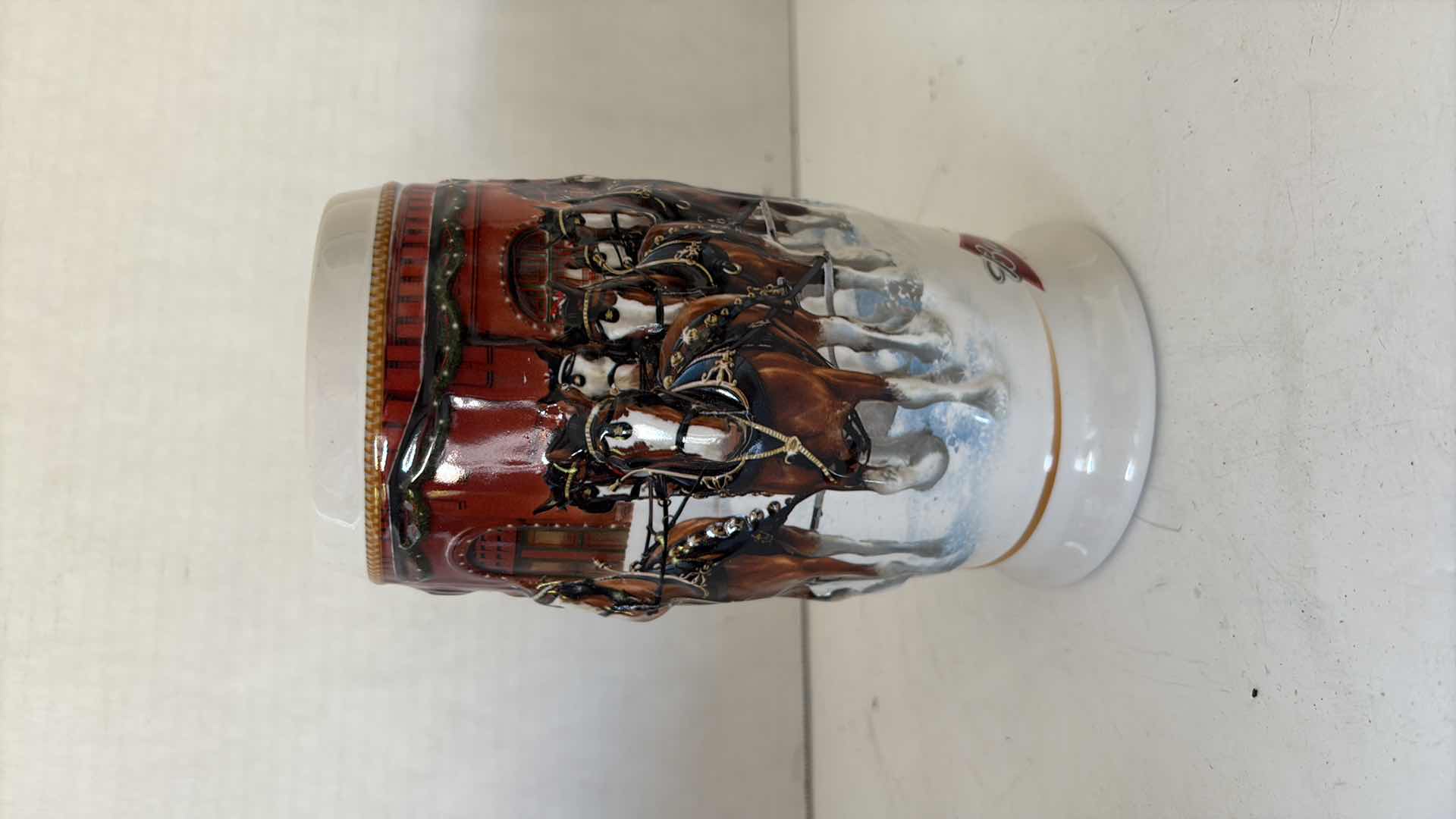 Photo 1 of 2006 BUDWEISER HOLIDAY STEIN “ SUNSET AT THE STABLES”