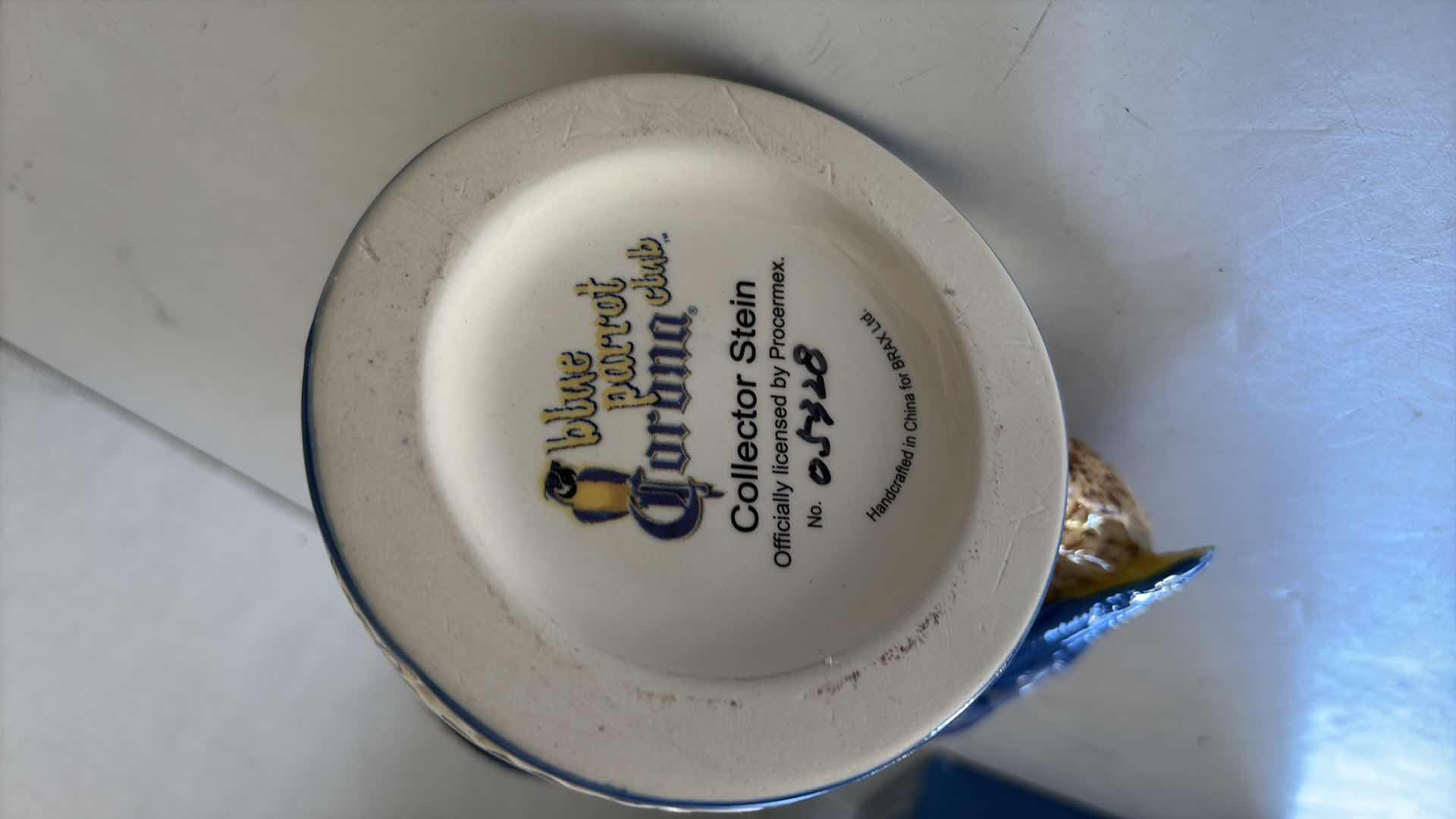 Photo 1 of CORONA COLLECTOR “ BLUE PARROT CLUB” STEIN
