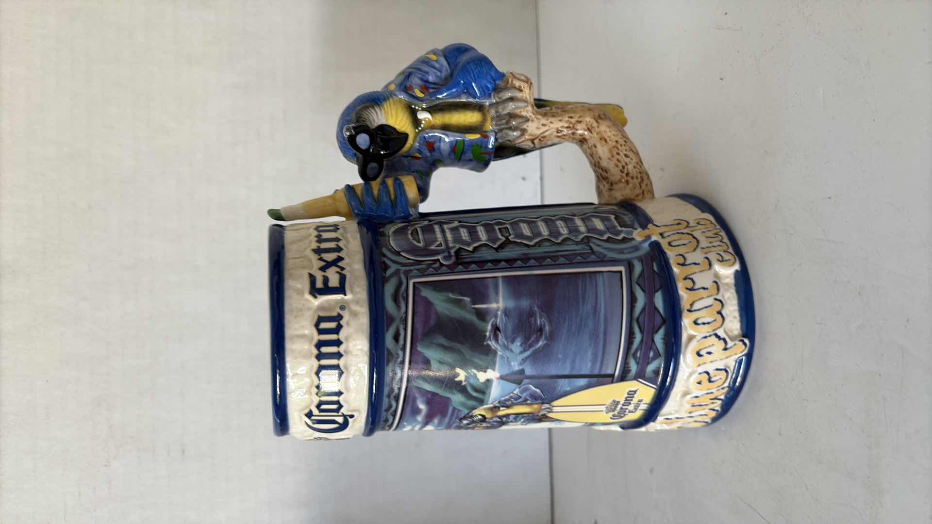 Photo 1 of CORONA COLLECTOR “ BLUE PARROT CLUB” STEIN