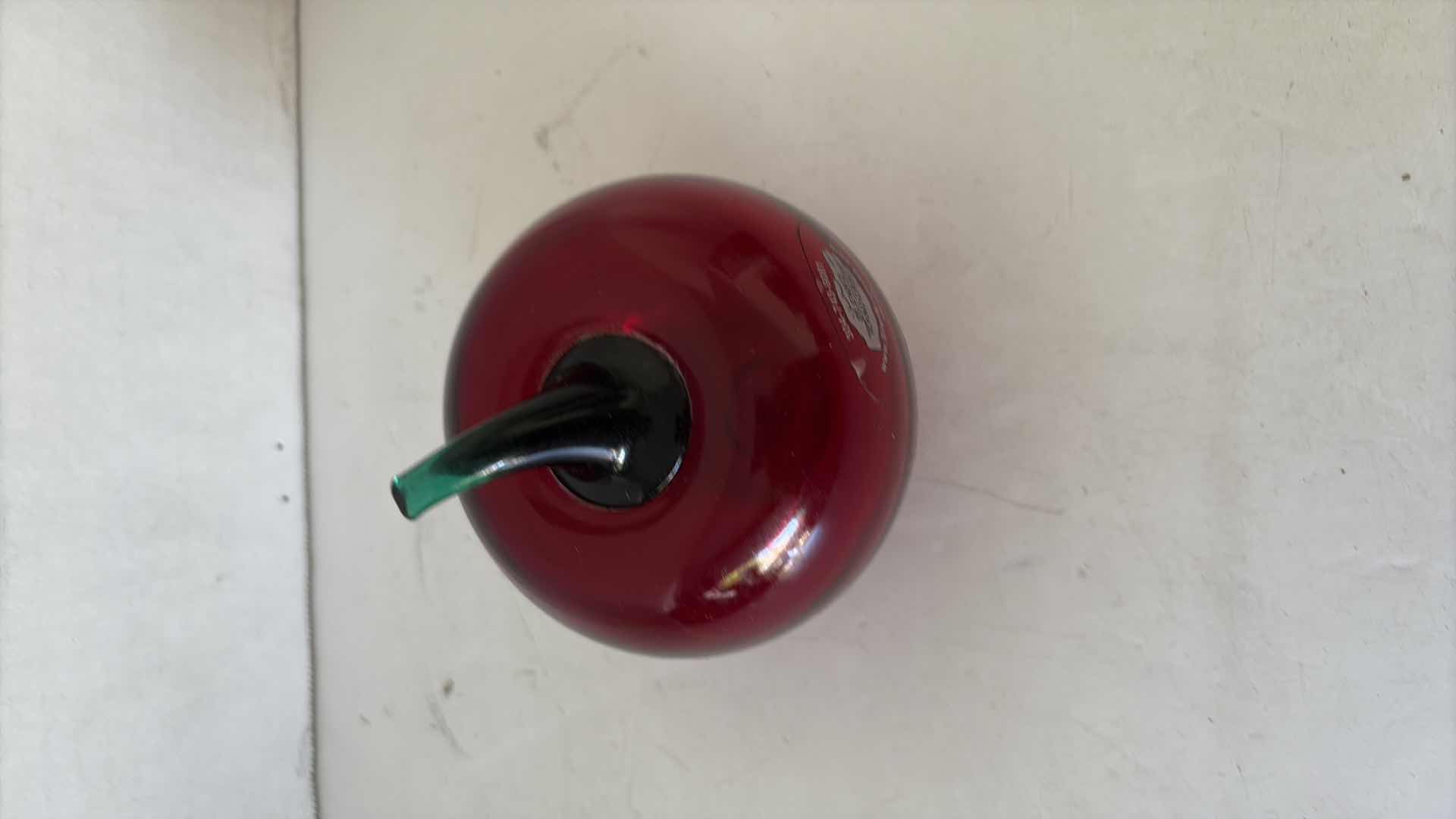 Photo 1 of BLENKO HANDCRAFTED GLASS APPLE 5”
