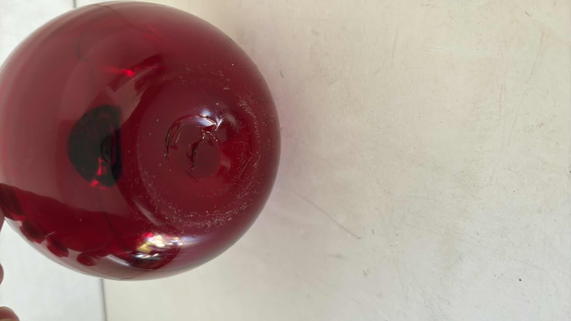 Photo 1 of BLENKO HANDCRAFTED GLASS APPLE 5”