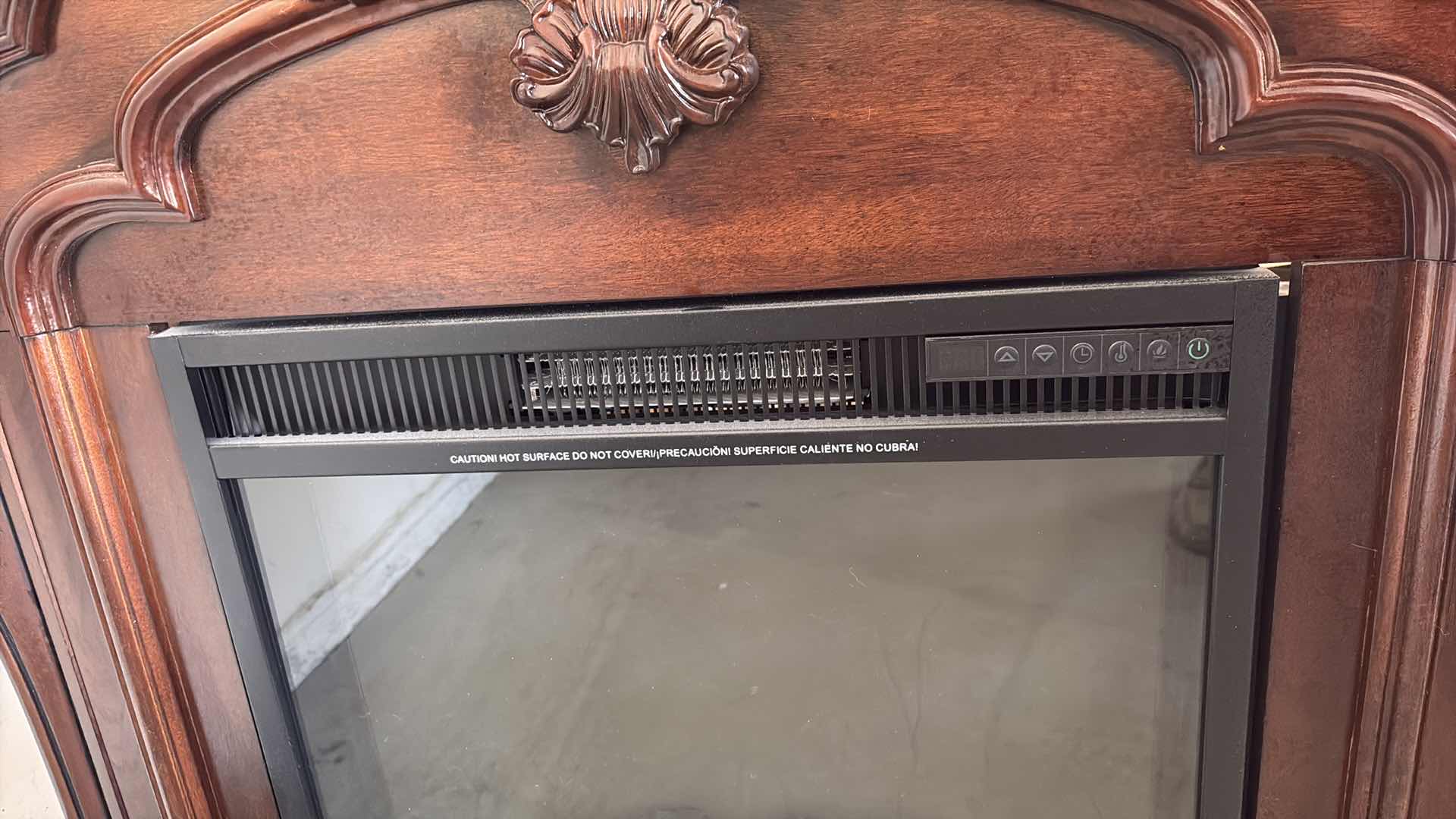 Photo 1 of FEBO FLAME MANTLE ELECTRIC FIREPLACE 42”X14” H42"