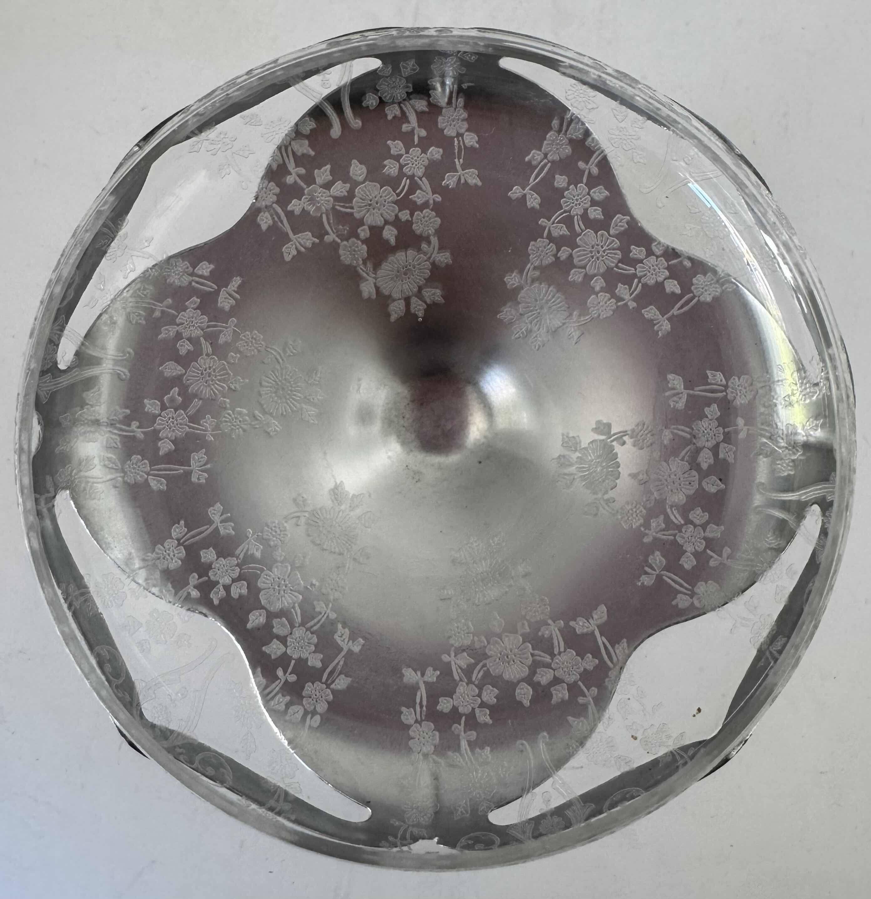 Photo 1 of KROME KRAFT GLASS CHALICE CLEAR W5.5” X H7.5”