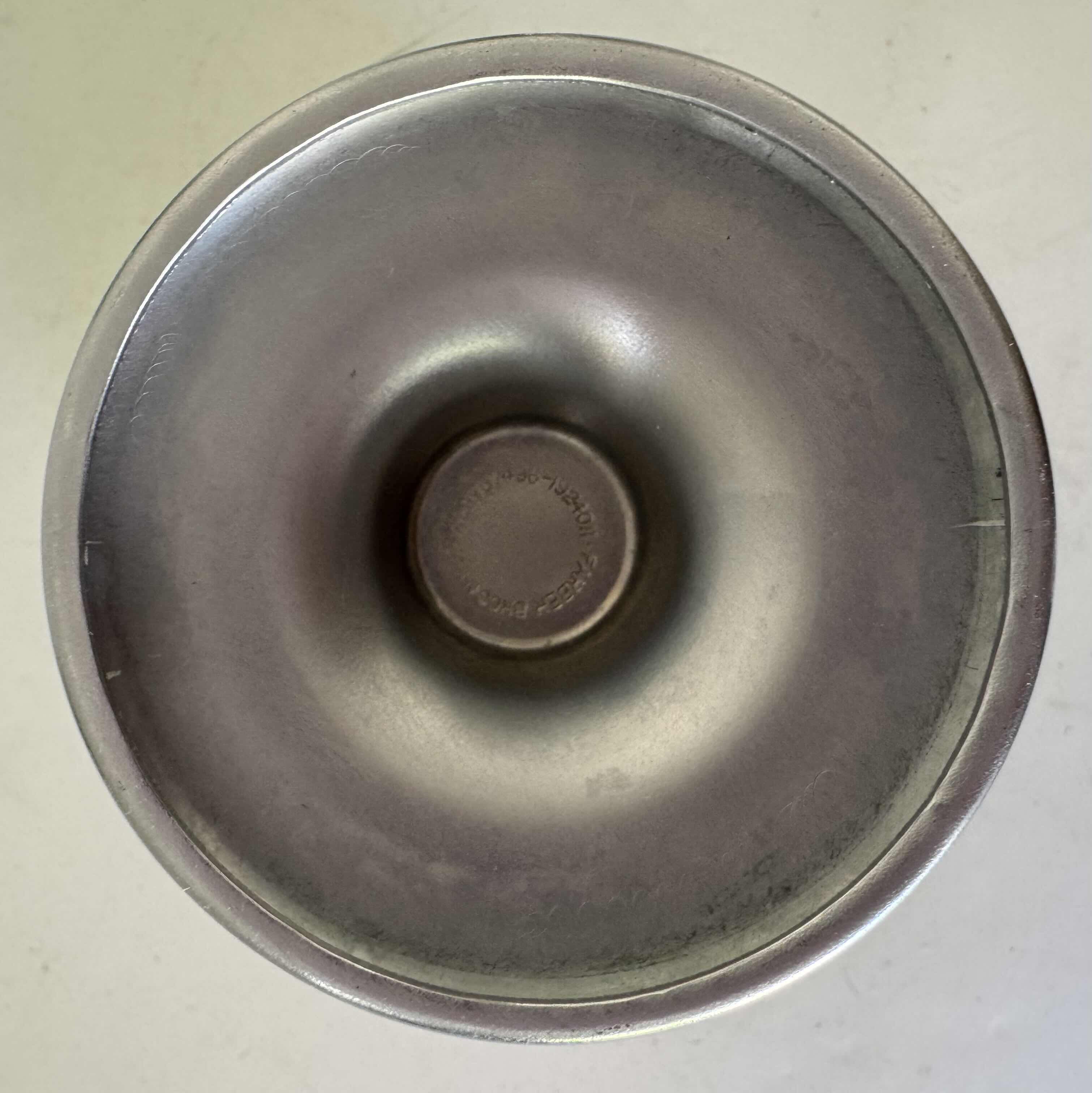 Photo 1 of 5- KROME KRAFT GLASS DESSERT GLASSES GREEN W4” X H4”