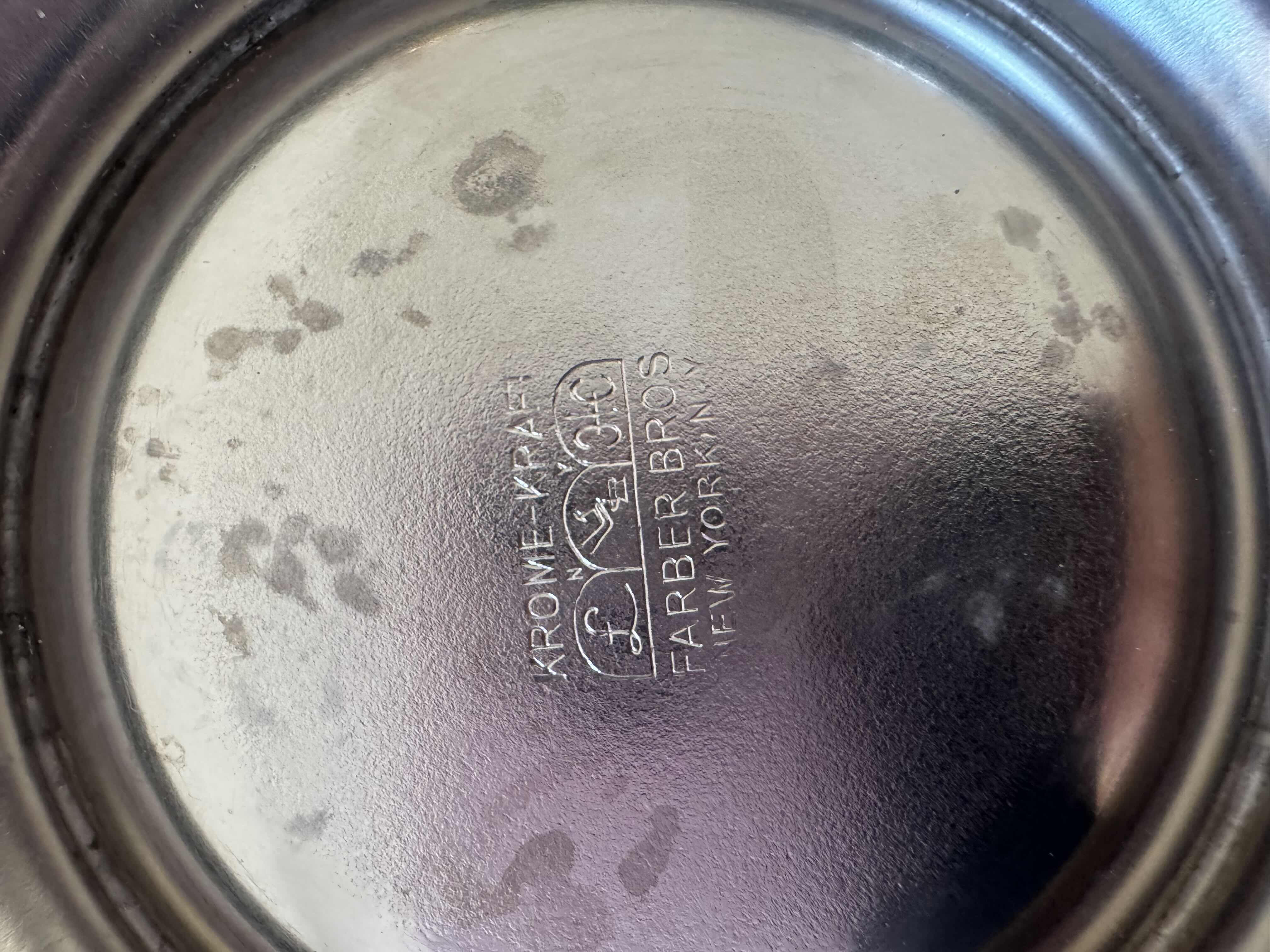 Photo 1 of 5- KROME KRAFT ART DECO COCKTAIL PITCHER AND WITH GOBLETS W8.5” X H11.25”