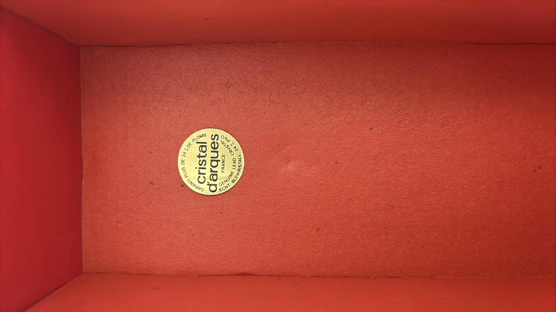 Photo 1 of CRISTAL D’ARQUES CRYSTAL GLASSES SET OF 6