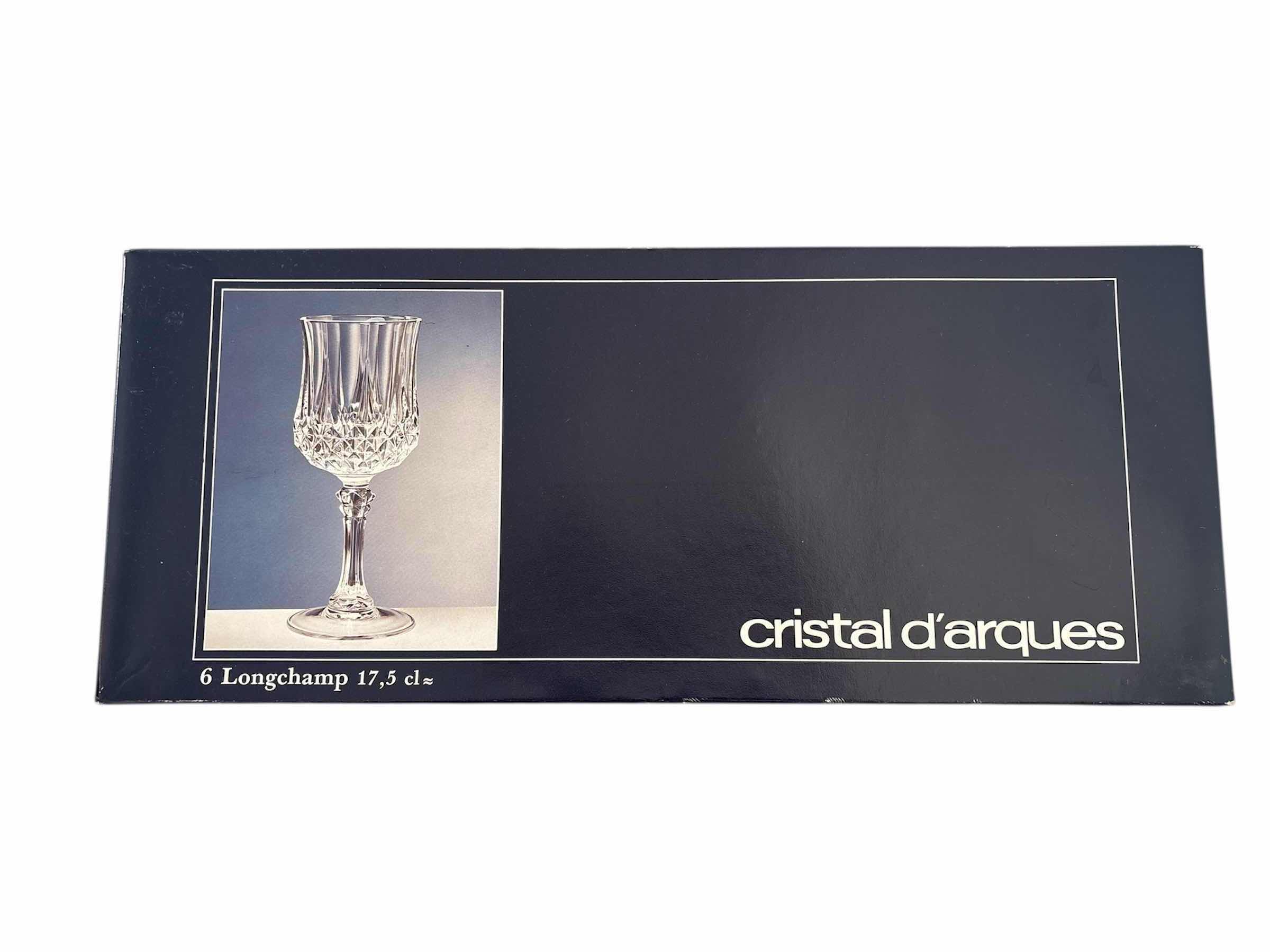 Photo 1 of CRISTAL D’ARQUES CRYSTAL GLASSES SET OF 6