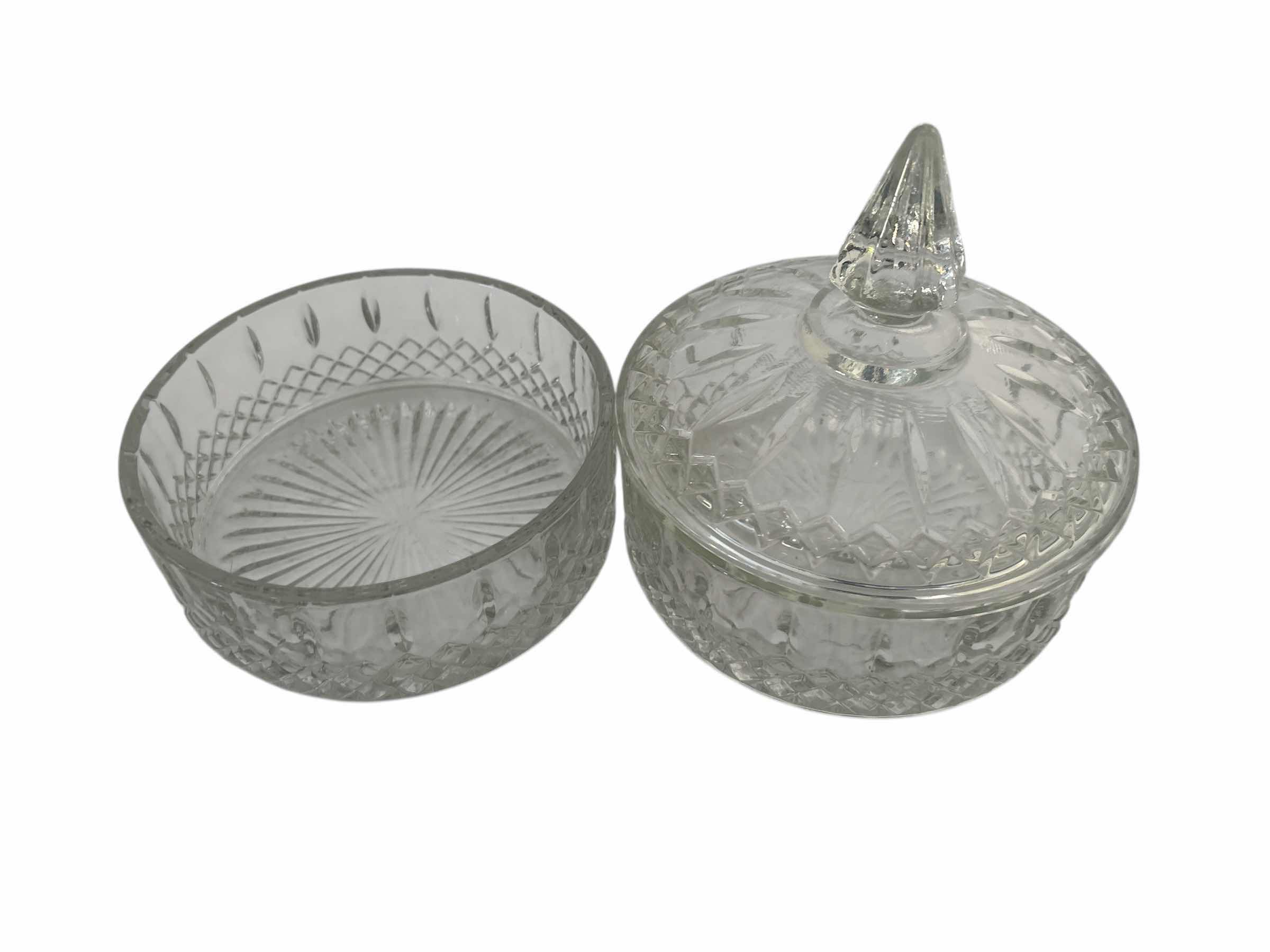 Photo 1 of GLASS CANDY DISHES 3”x6”H