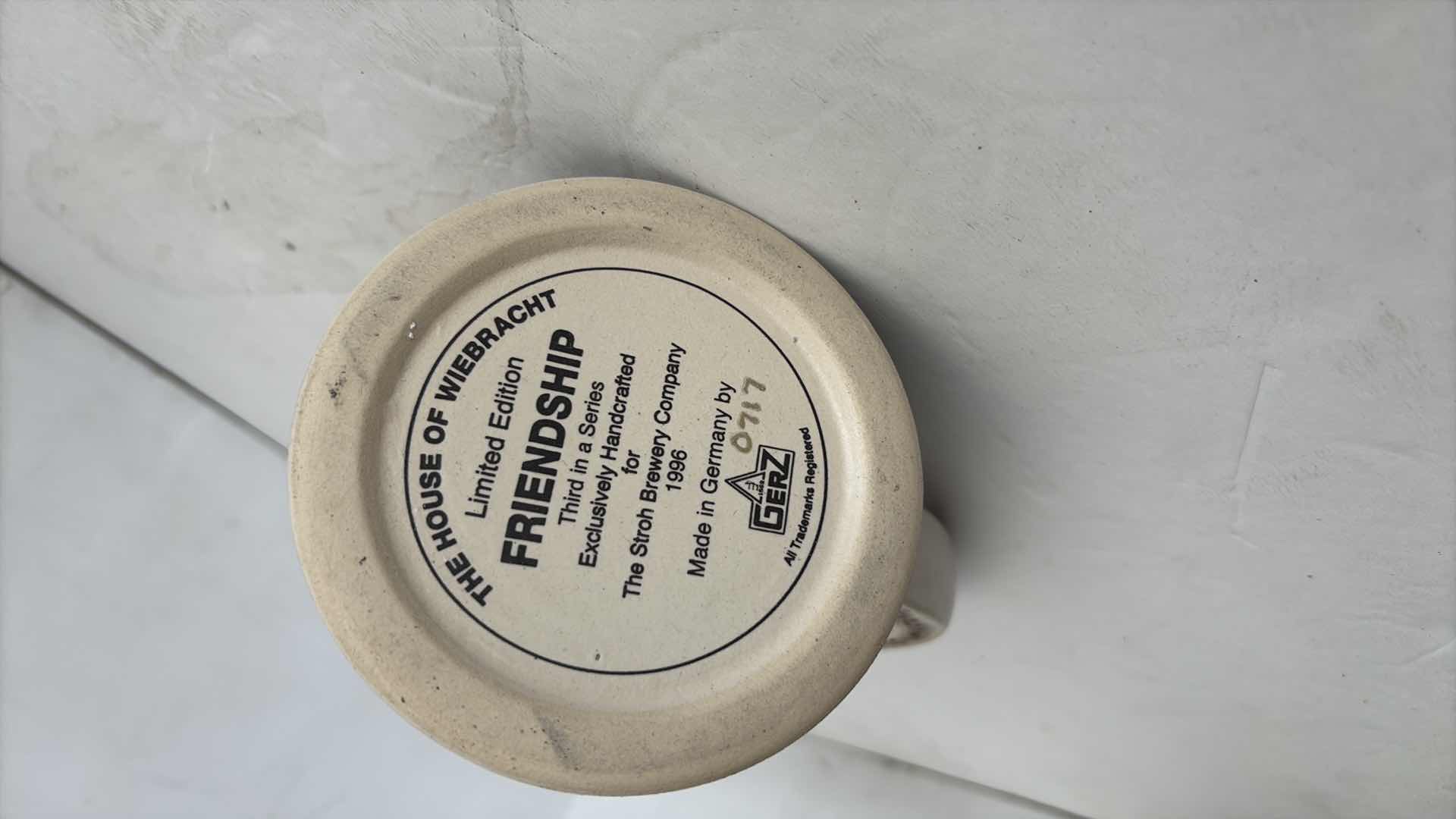 Photo 1 of STROHS “FRIENDSHIP” STEIN