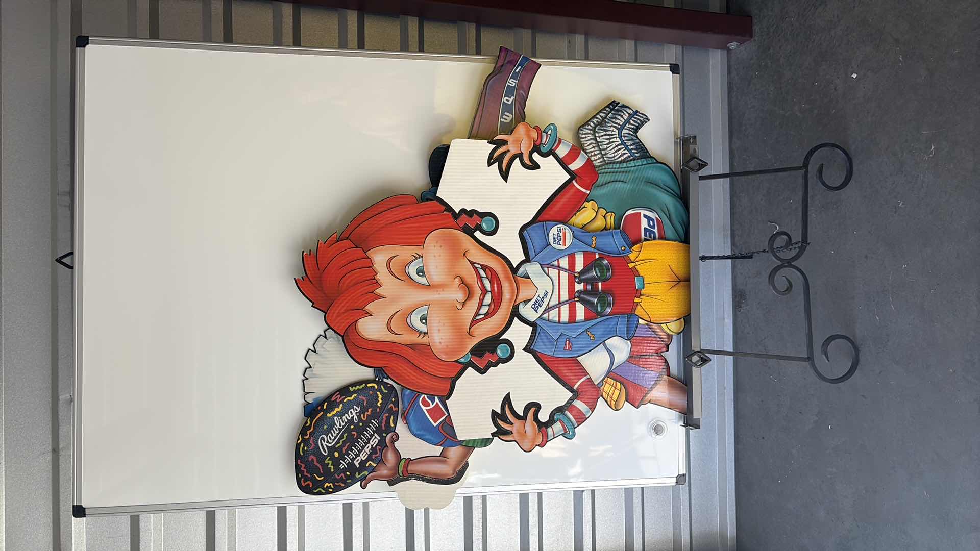 Photo 1 of CARDBOARD CUTOUT VINTAGE PEPSI ADVERTISEMENT 6 PIECES