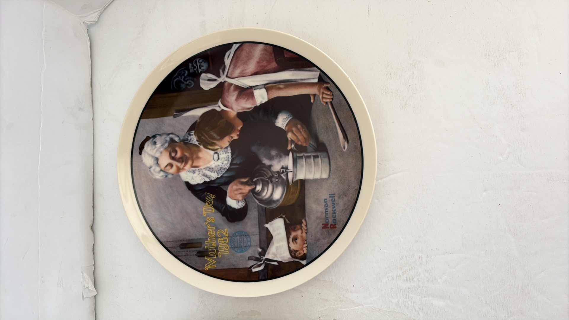 Photo 1 of KNOWLES NORMAN ROCKWELL “MOTHERS DAY” PLATES 1981 and 1982