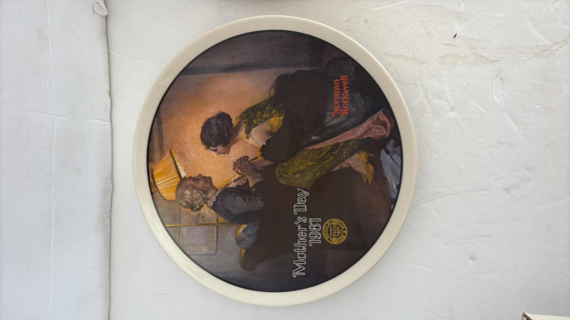 Photo 1 of KNOWLES NORMAN ROCKWELL “MOTHERS DAY” PLATES 1981 and 1982