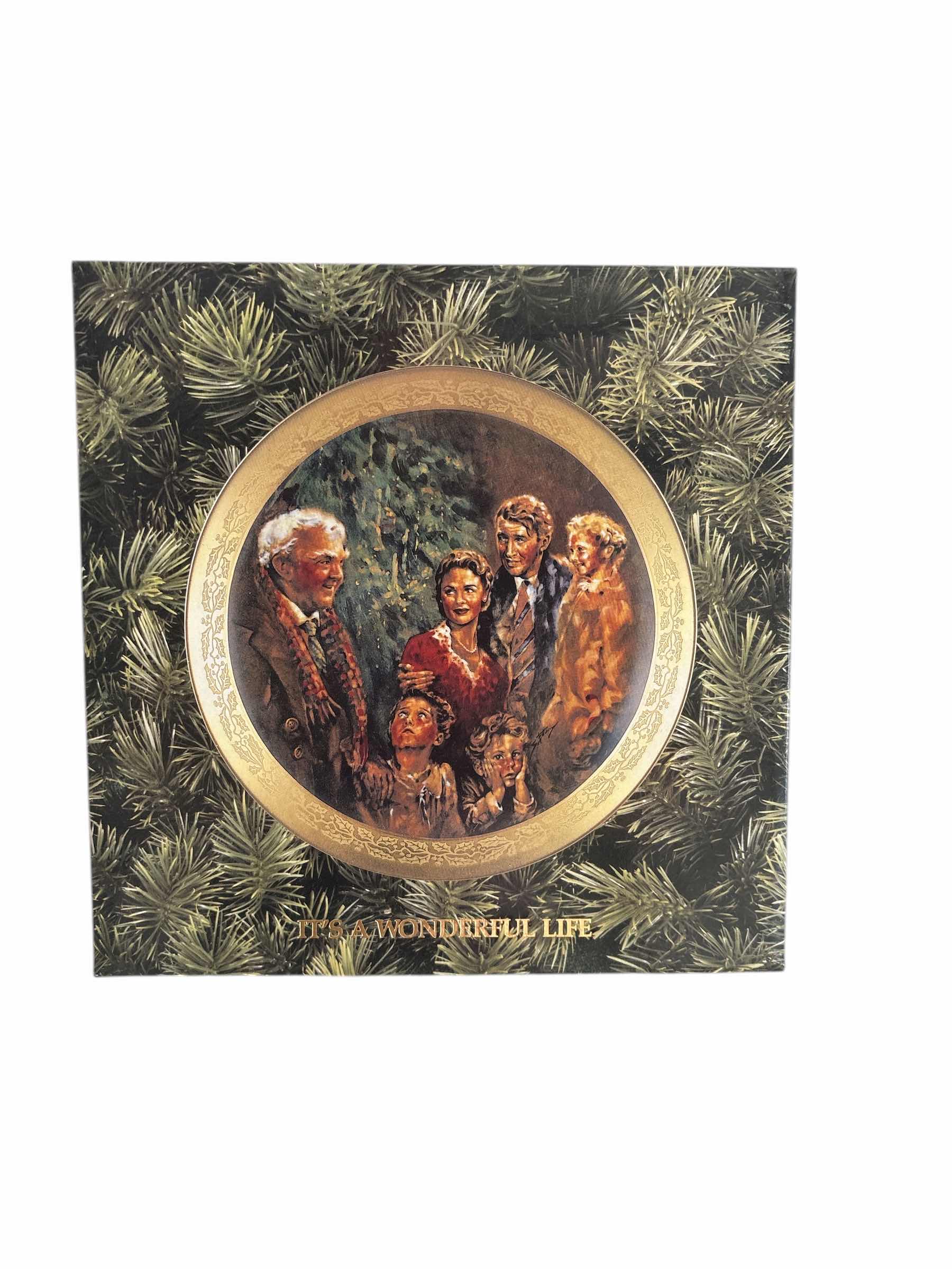 Photo 1 of ITS A WONDERFUL LIFE COMMEMORATIVE PLATE COA