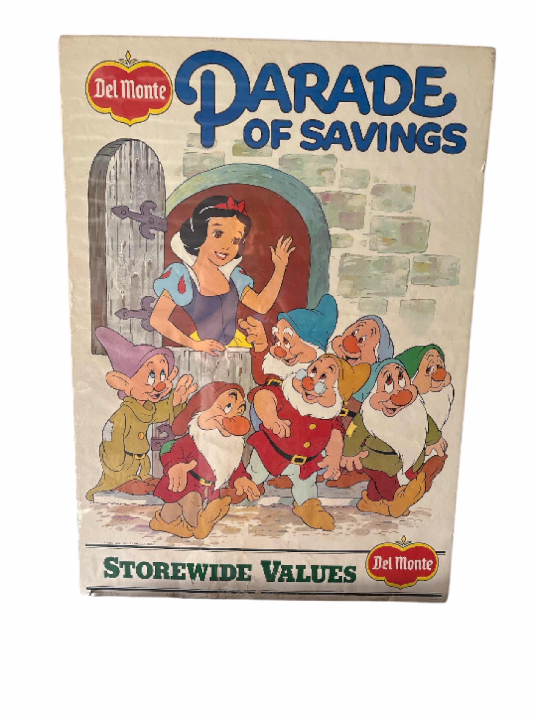 Photo 1 of VINTAGE DEL MONTE SNOW WHITE POSTER