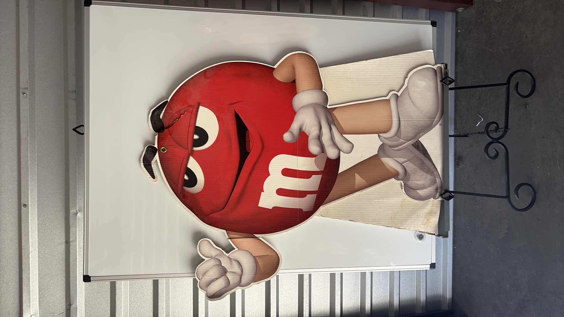 Photo 1 of VINTAGE M&M CARDBOARD FIGURE