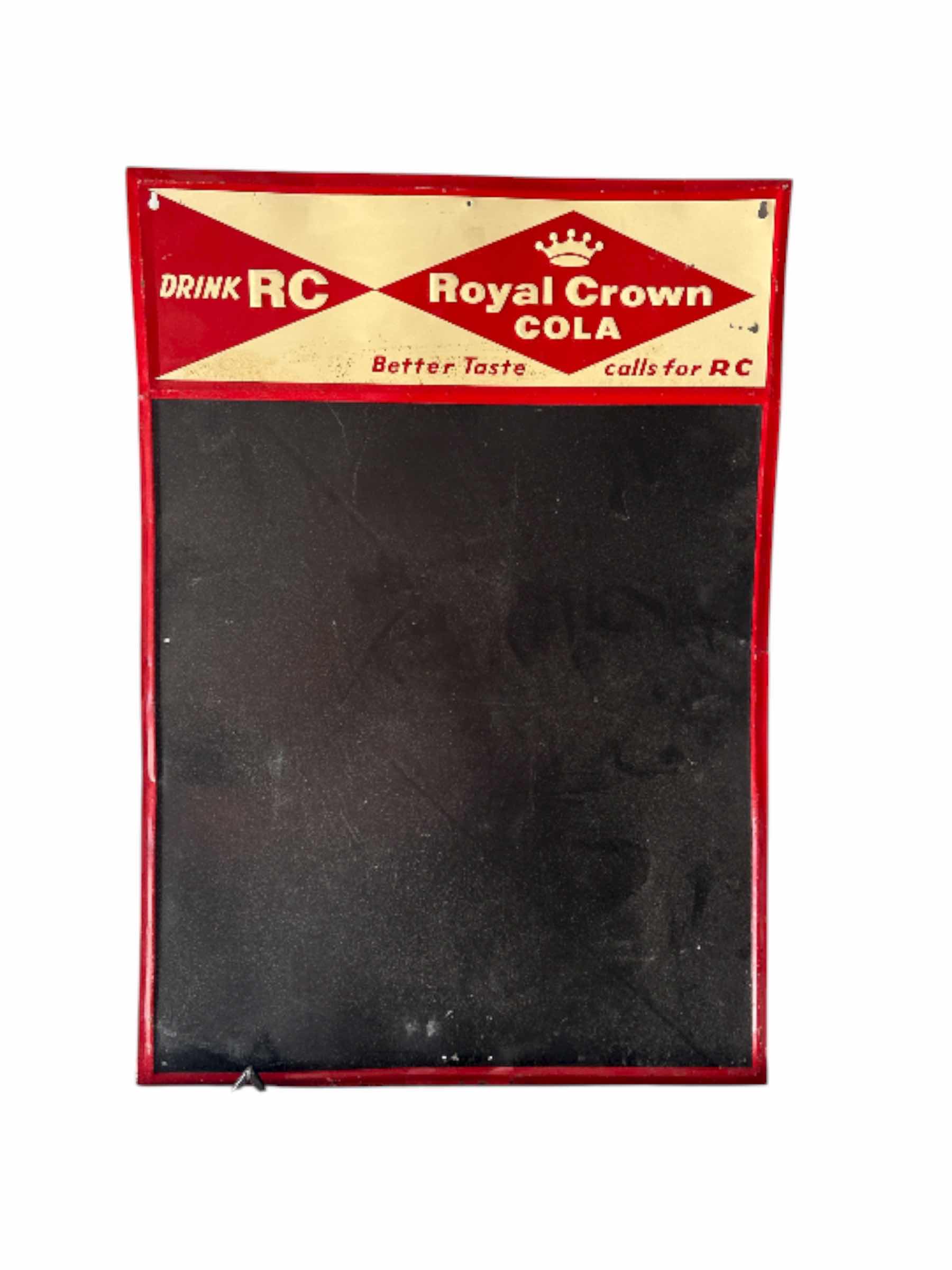 Photo 1 of 1940 METAL VINTAGE RC COLA SIGN 28" X 20"