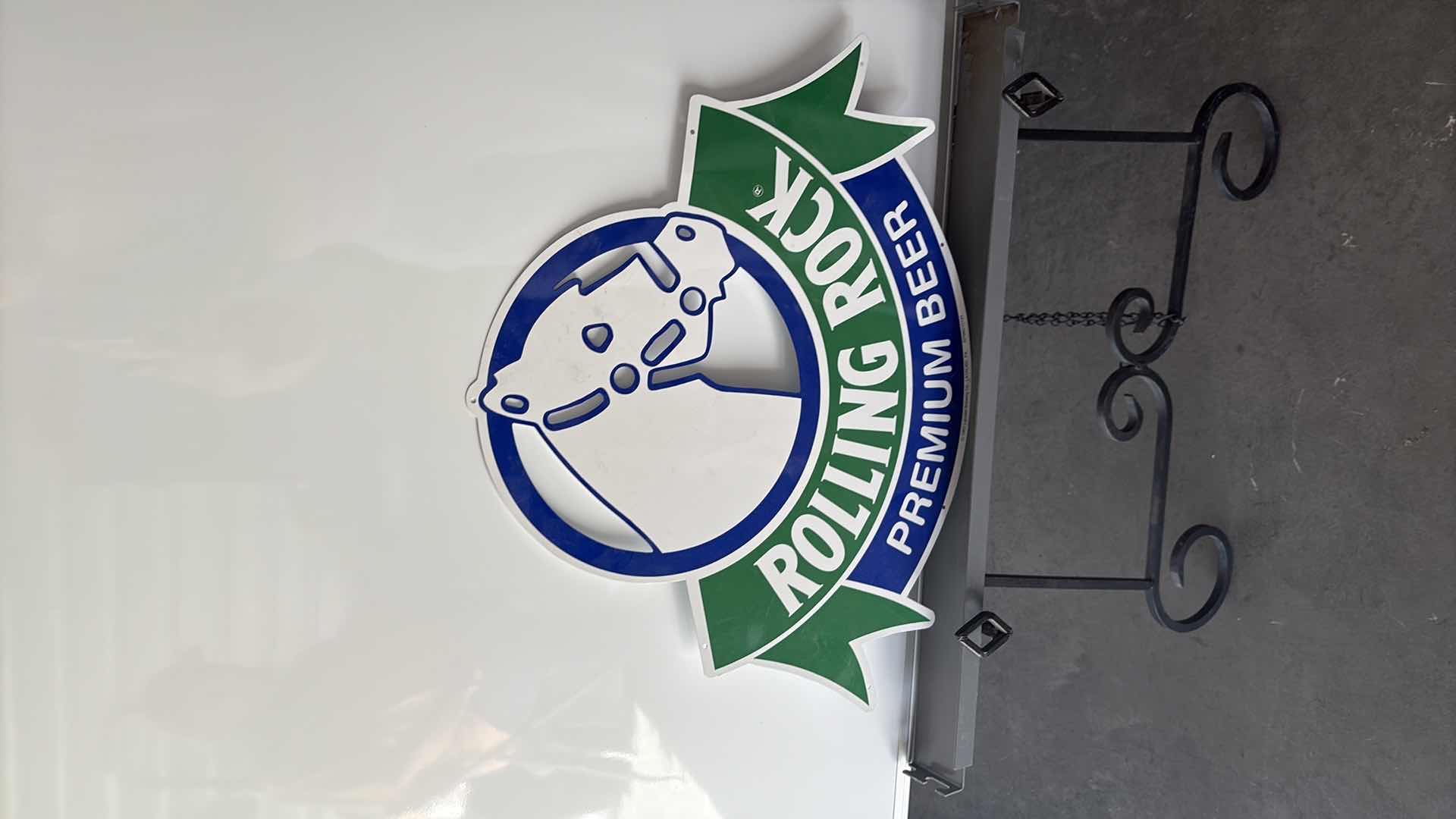 Photo 1 of METAL ROLLING ROCK BEER SIGN