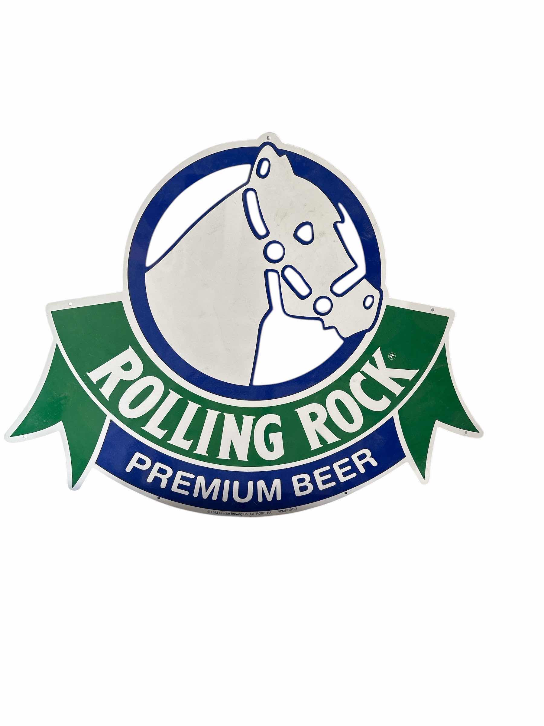 Photo 1 of METAL ROLLING ROCK BEER SIGN
