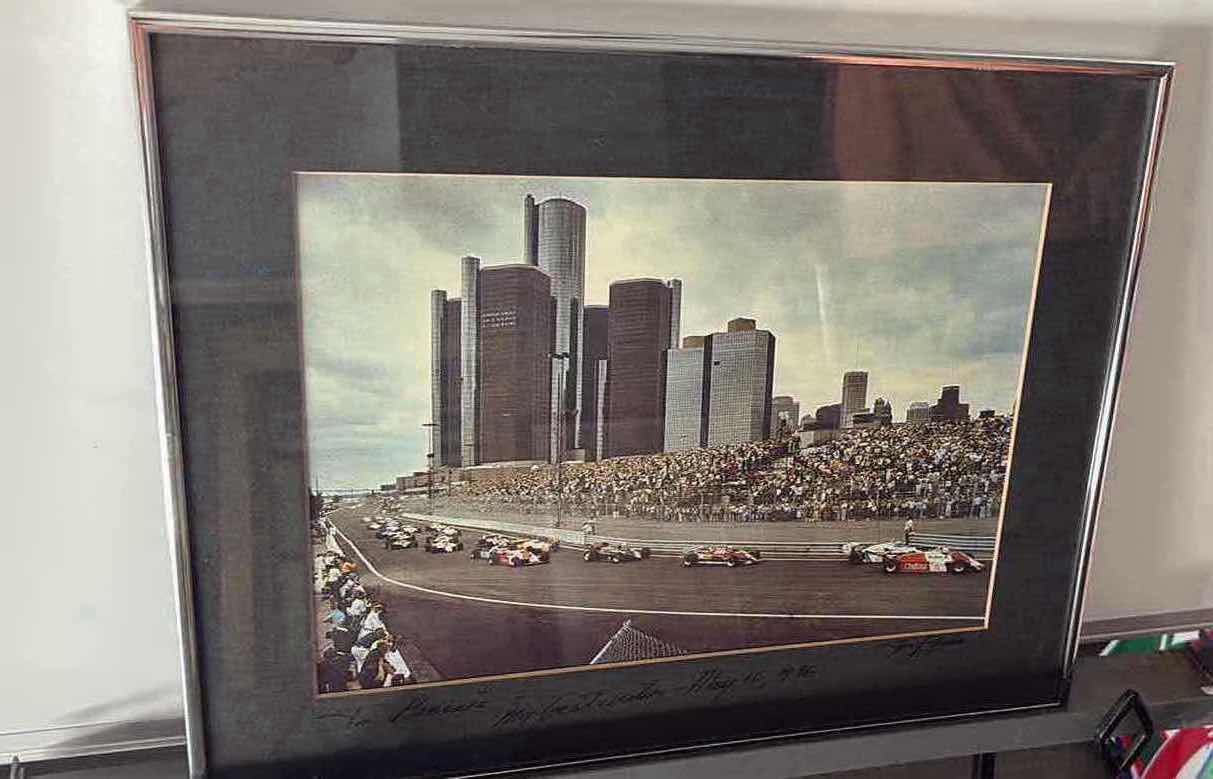 Photo 1 of 2-FRAMED "MARLBORO" CAR RACE WALL ART