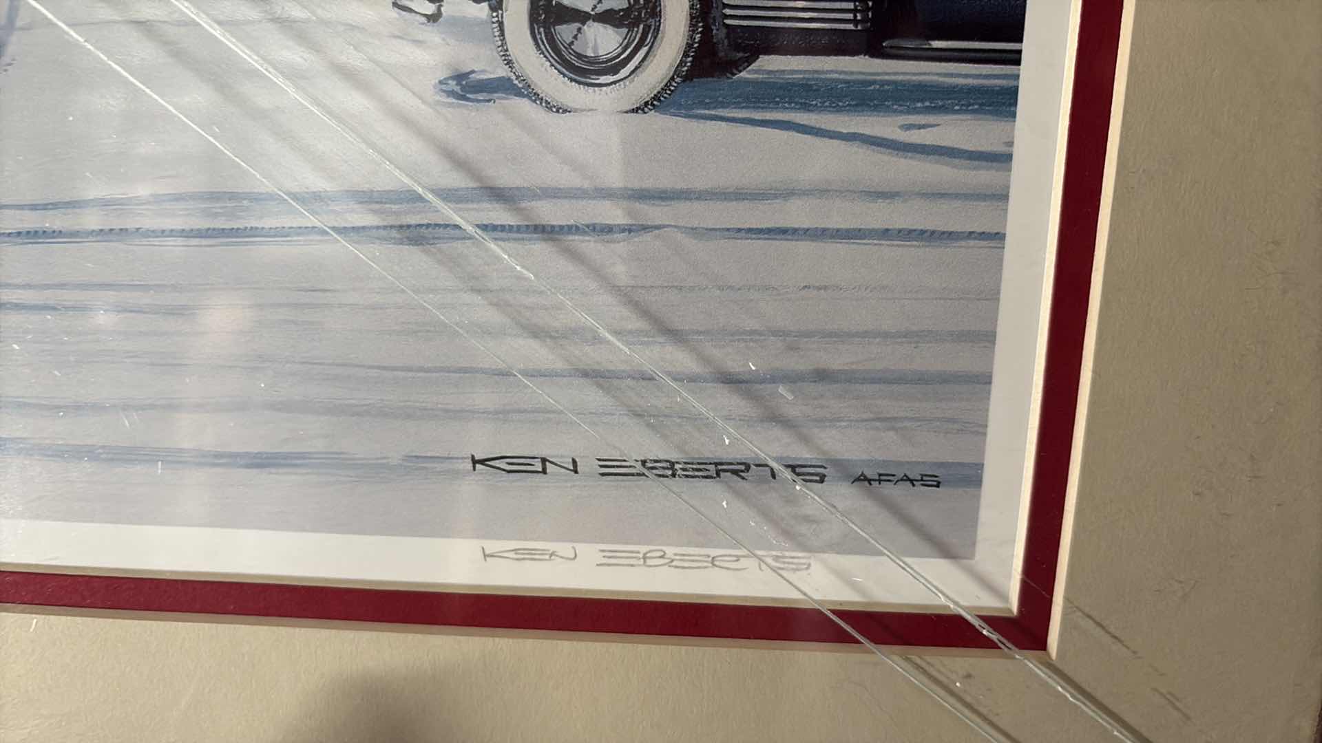 Photo 1 of KEN EBERTS SIGNED CHRISTMAS TIME 1942 75/850 30" X 25"