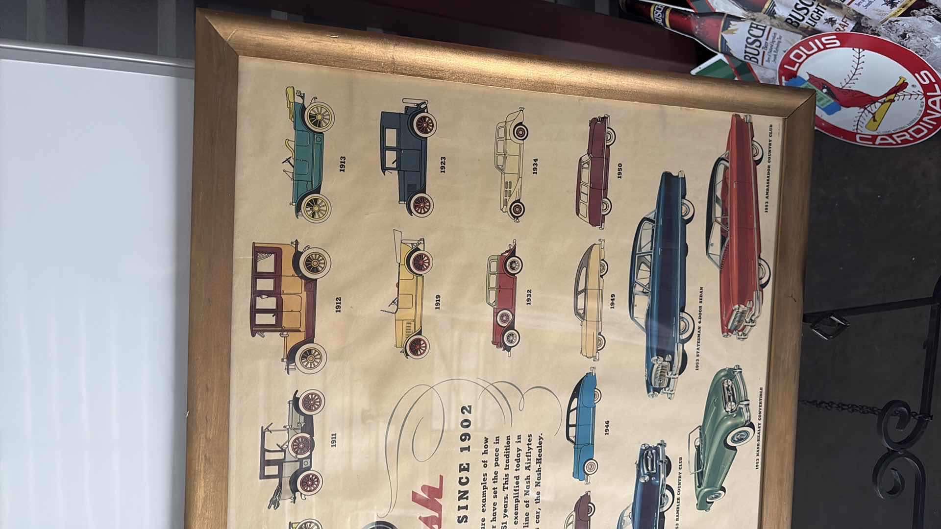 Photo 1 of NASH GREAT CARS SINCE 1902 FRAMED ARTWORK