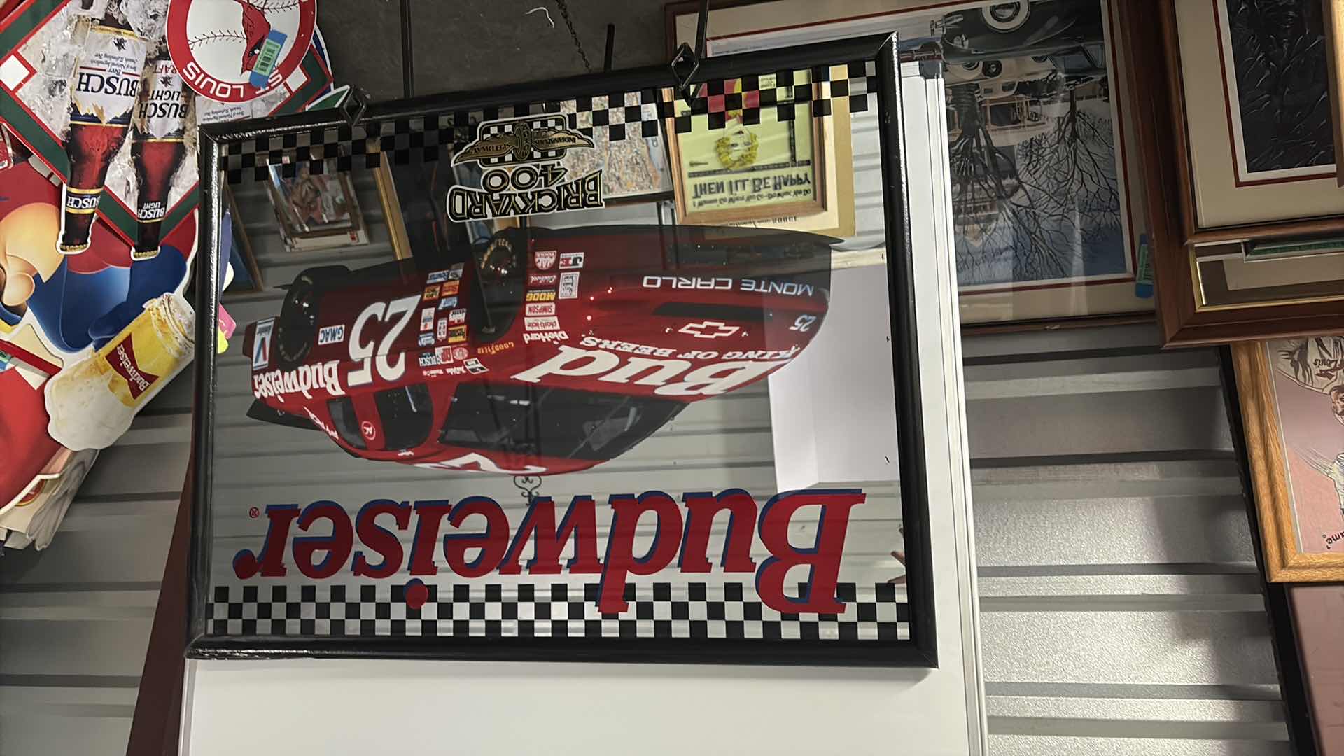 Photo 1 of BUDWEISER BRICKYARD 400 MIRROR 27" X 20"