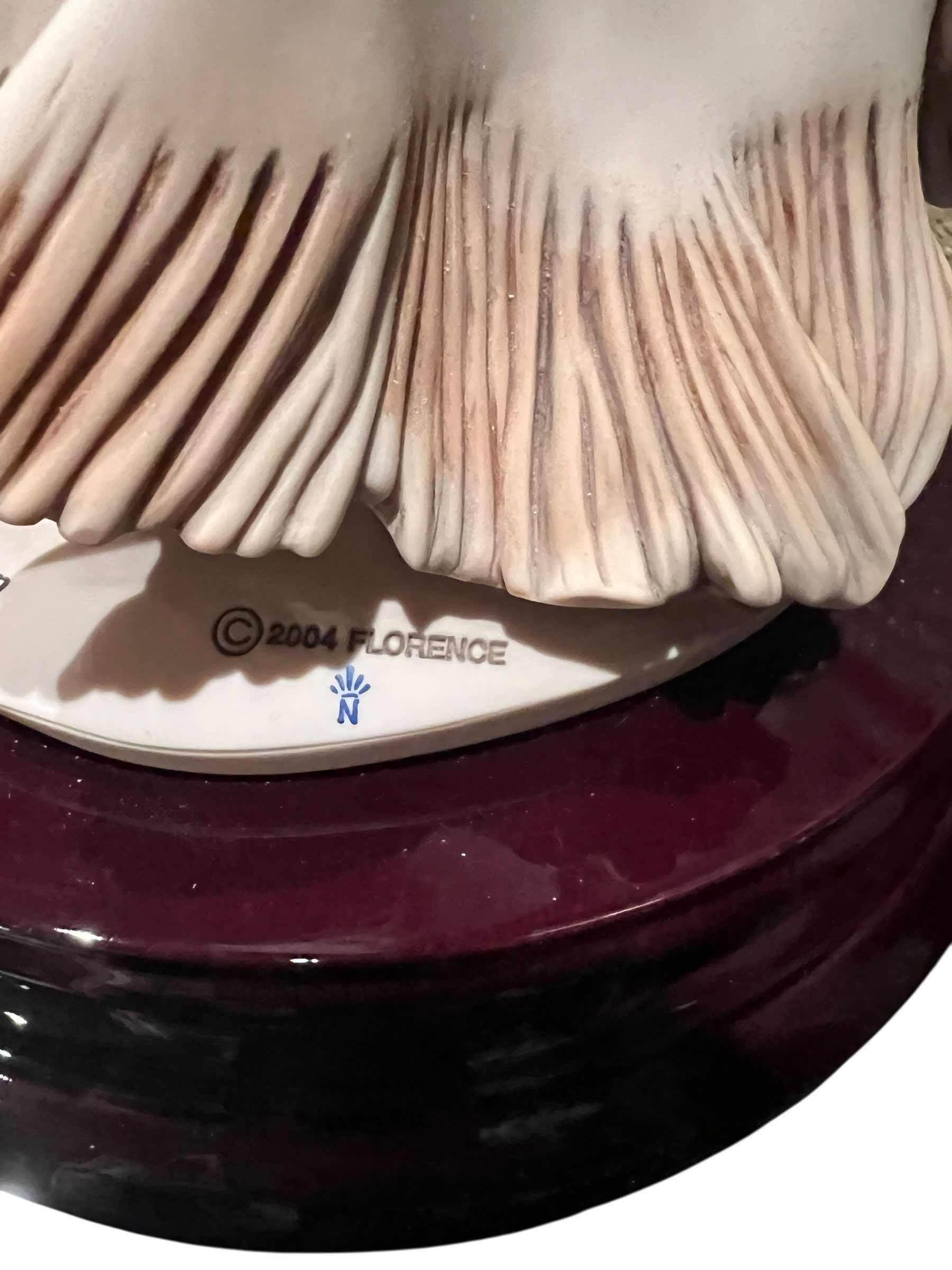 Photo 1 of 24” PORCELAIN SCULPTURE "GAZING IN THE SUN” LIMITED EDITION  GIUSEPPE ARMANI SIGNED ARTWORK. FLORENCE, ITALY.