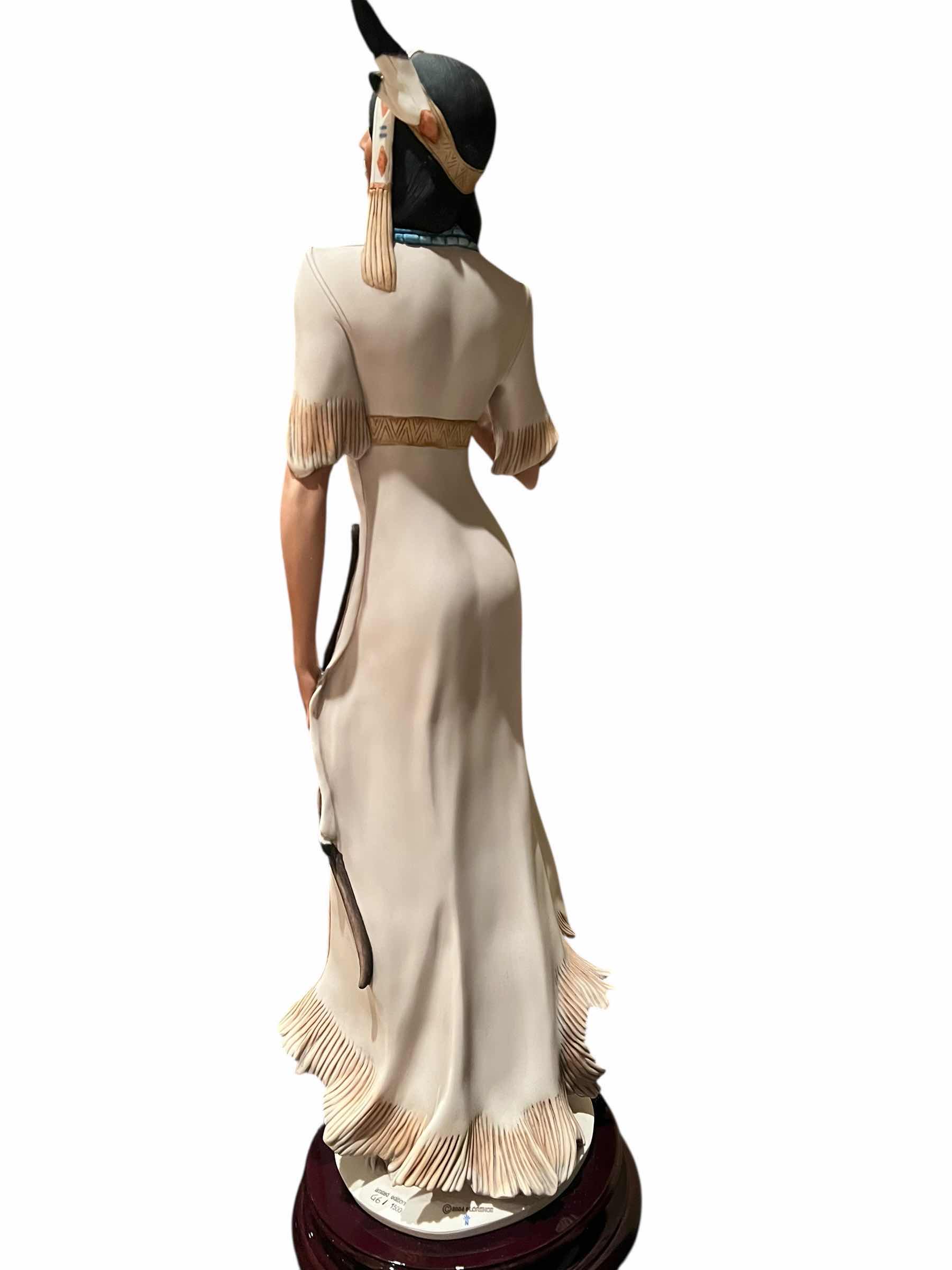 Photo 1 of 24” PORCELAIN SCULPTURE "GAZING IN THE SUN” LIMITED EDITION  GIUSEPPE ARMANI SIGNED ARTWORK. FLORENCE, ITALY.