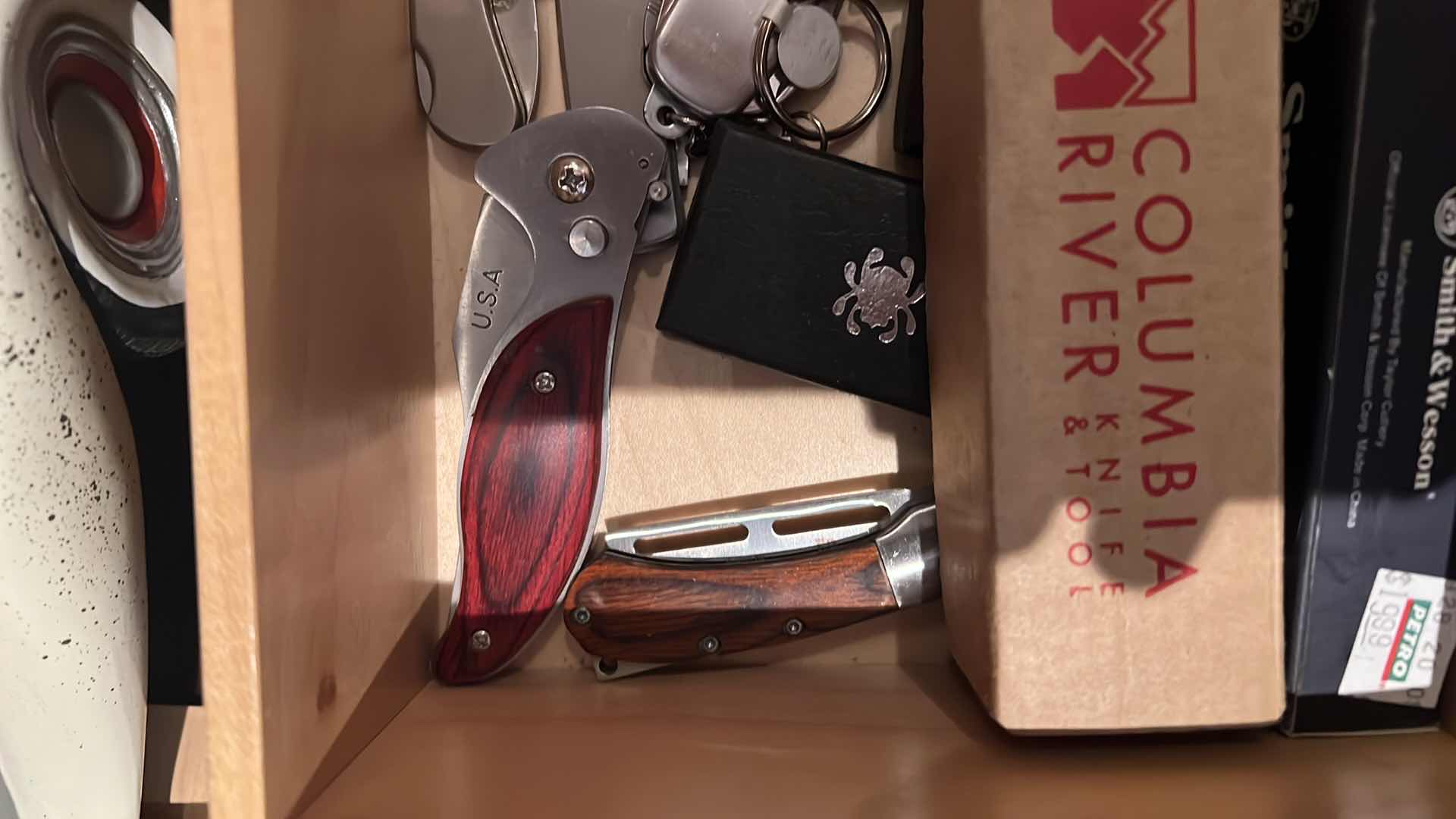 Photo 1 of ASSORTED POCKET KNIVES, SOME SWISS ARMY AND OTHER MANUFACTURERS