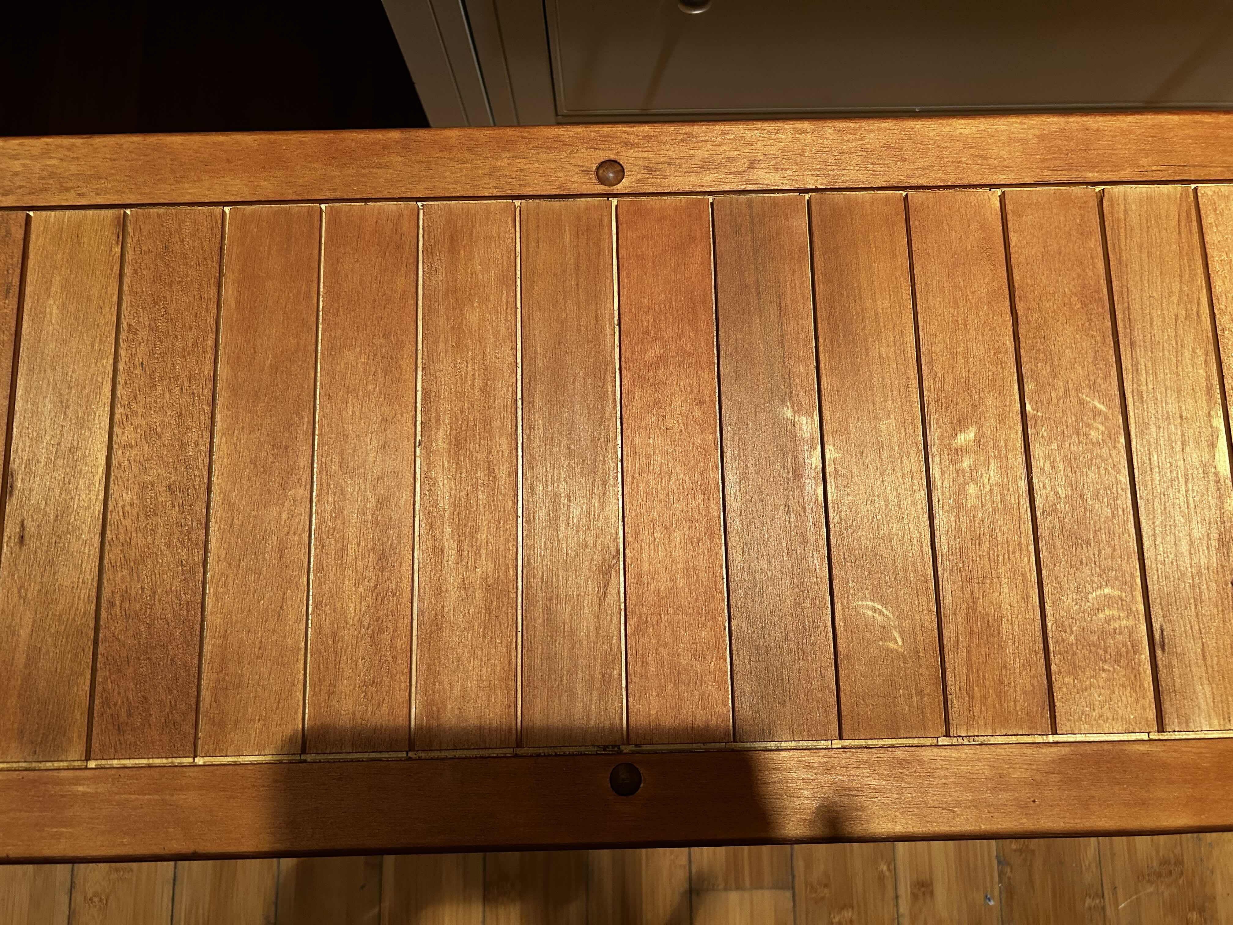 Photo 1 of 2-WINSOME KEYSTONE SHOE BENCH IN TEAK FINISH