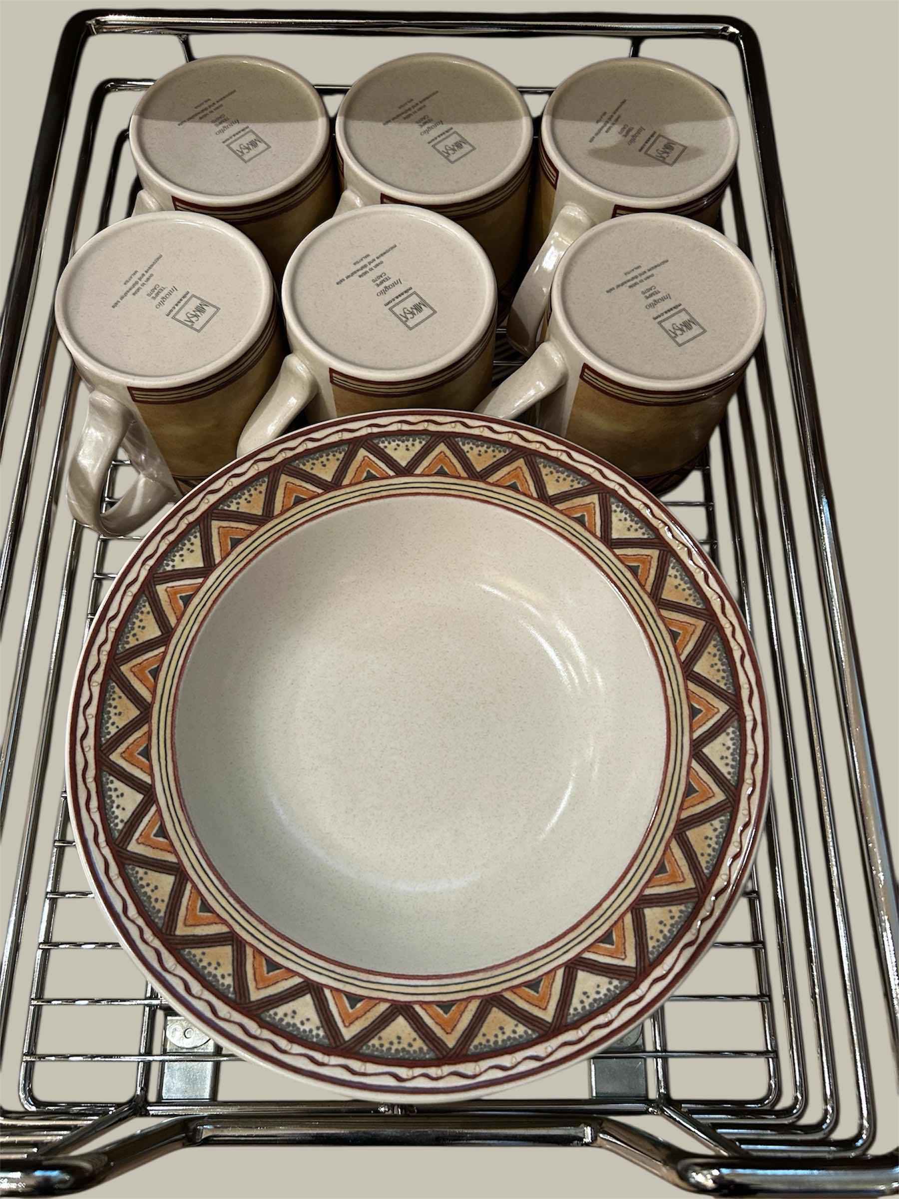 Photo 1 of 12- MIKASA INTAGLIO MUGS BOWLS