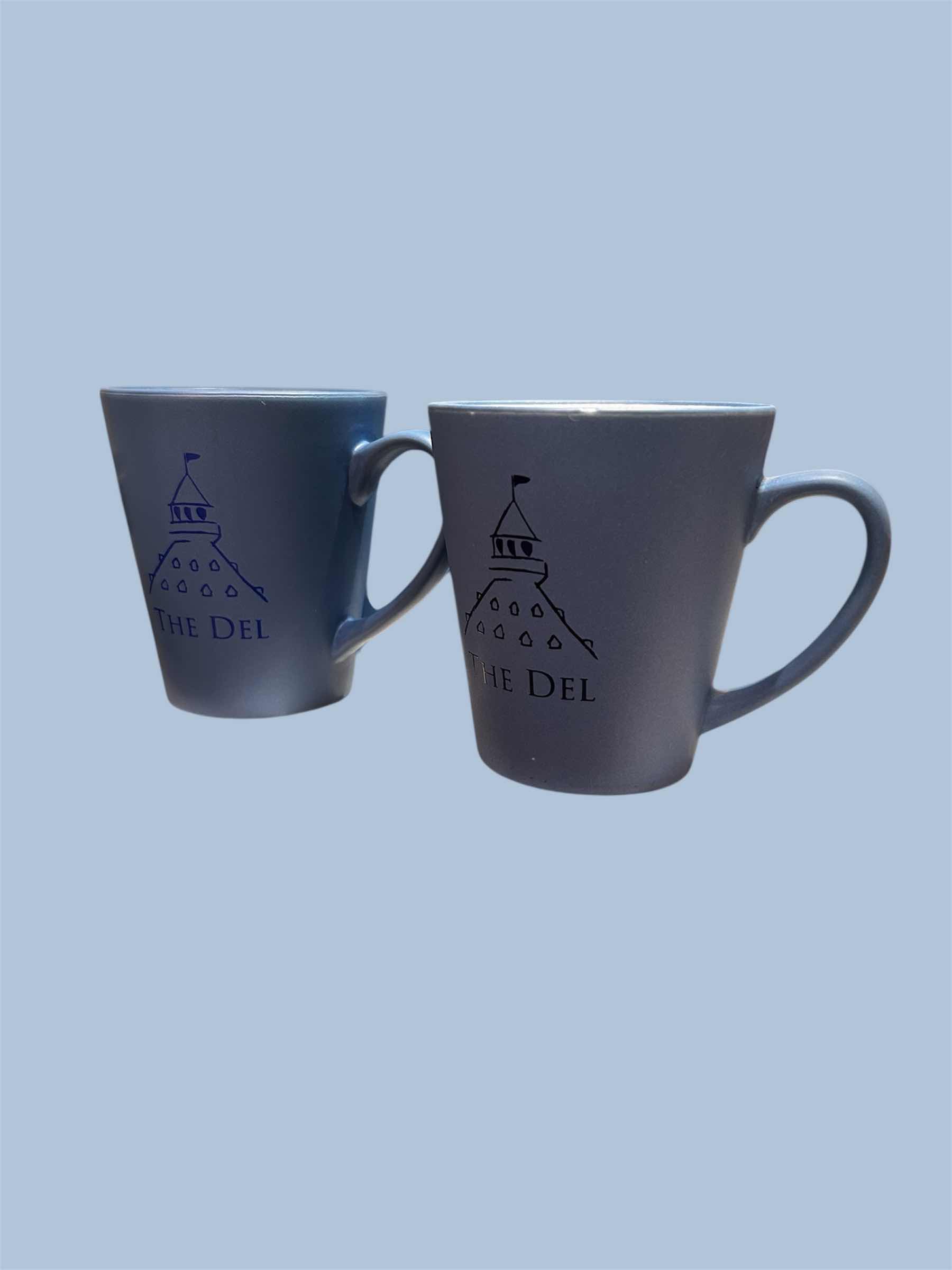 Photo 1 of 6- THE DEL BLUE COFFEE MUGS