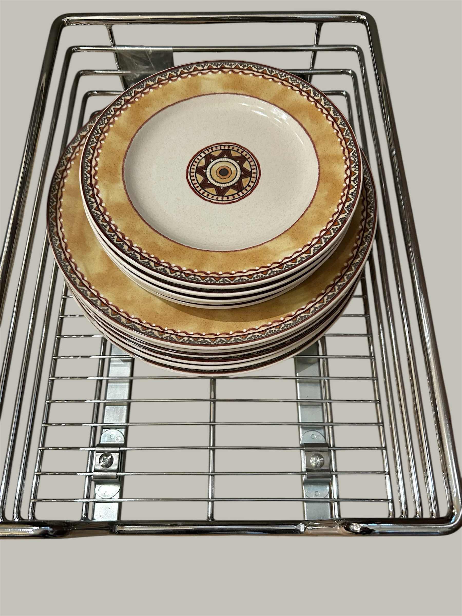 Photo 1 of 12- MIKASA INTAGLIO TEMPE STONEWARE DINNER & LUNCHEON PLATES