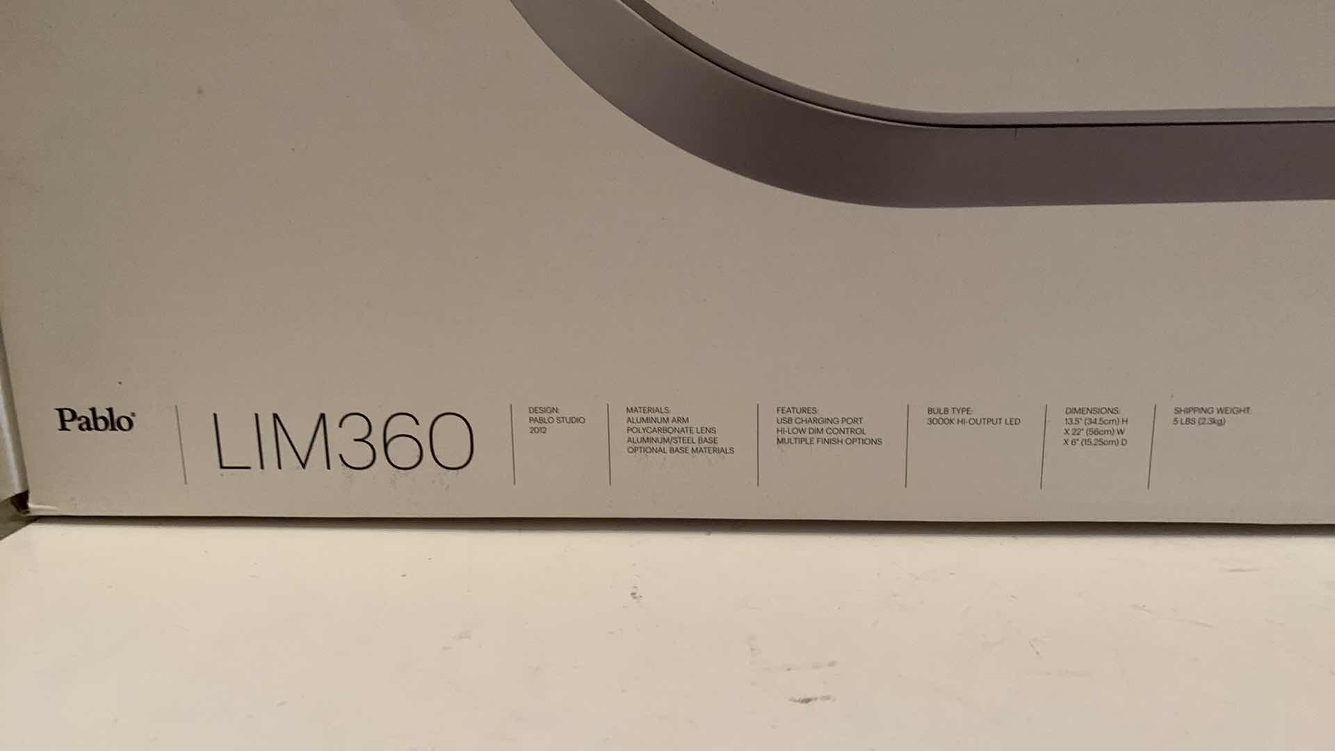 Photo 1 of PABLO DESK LAMP LIM360