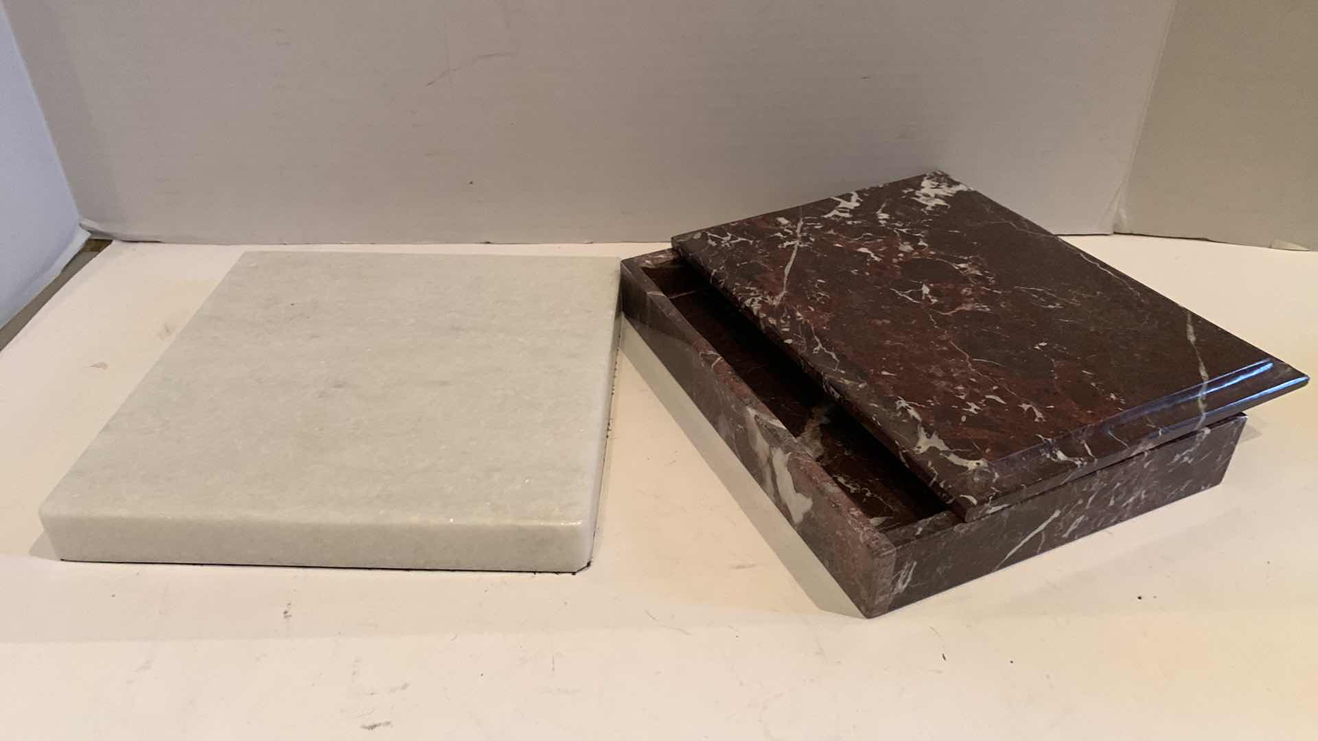 Photo 1 of MARBLE STORAGE BOX 9” X 7” AND SLAB