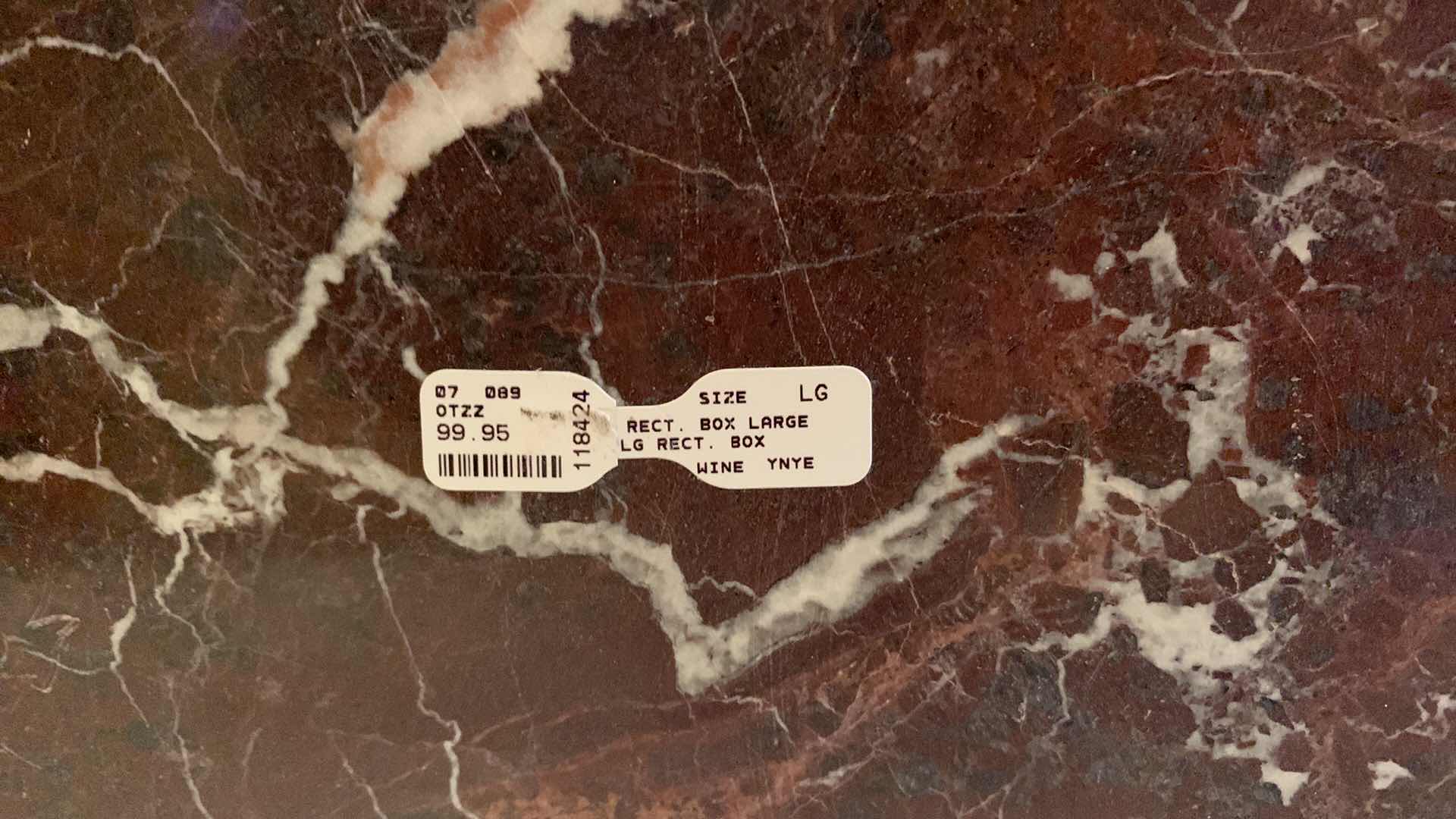 Photo 1 of MARBLE STORAGE BOX 9” X 7” AND SLAB