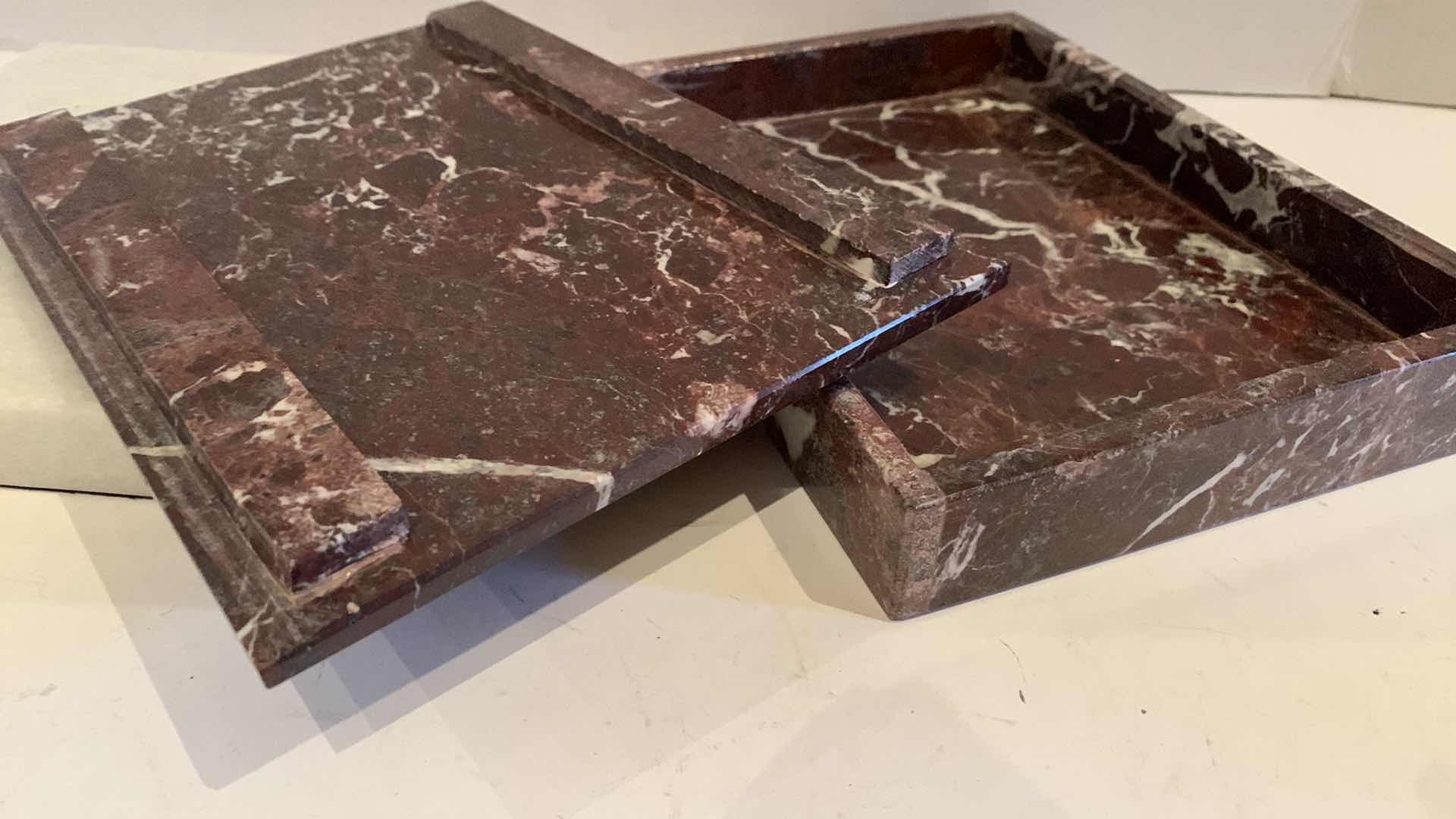 Photo 1 of MARBLE STORAGE BOX 9” X 7” AND SLAB