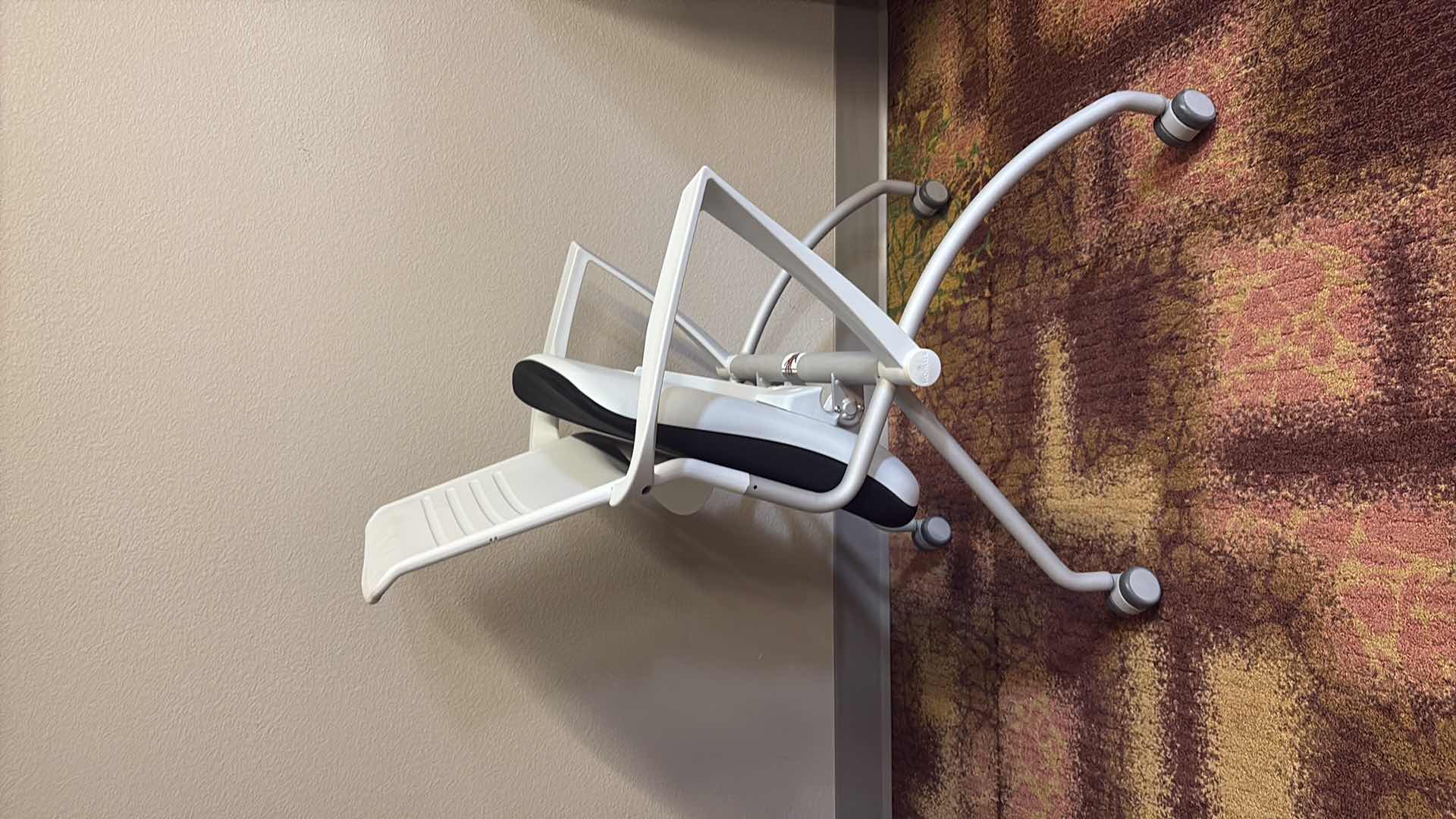 Photo 1 of KOPLUS SPACE SAVING WHITE SILICONE BACK COMPUTER CHAIR