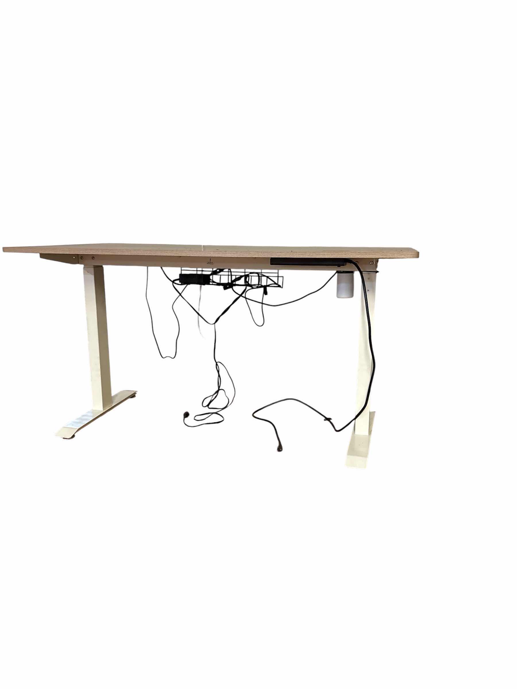 Photo 1 of GREY ADJUSTABLE HEIGHT STANDING DESK  55” X 28” H28”